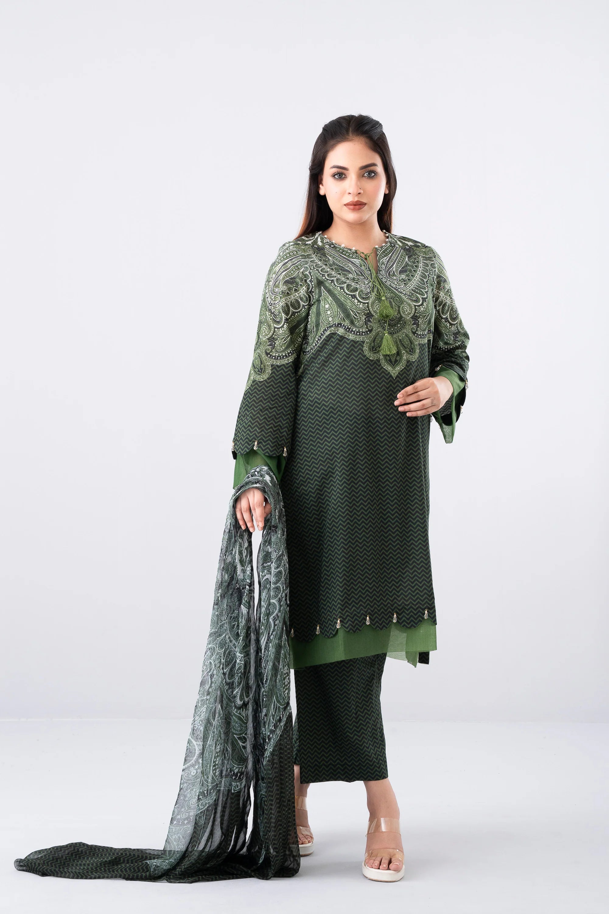 Smart Fit Digital Printed Three-Piece Lawn