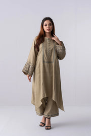 Mid-Length Relaxed Fit Formal Ethnic Set - Two Piece