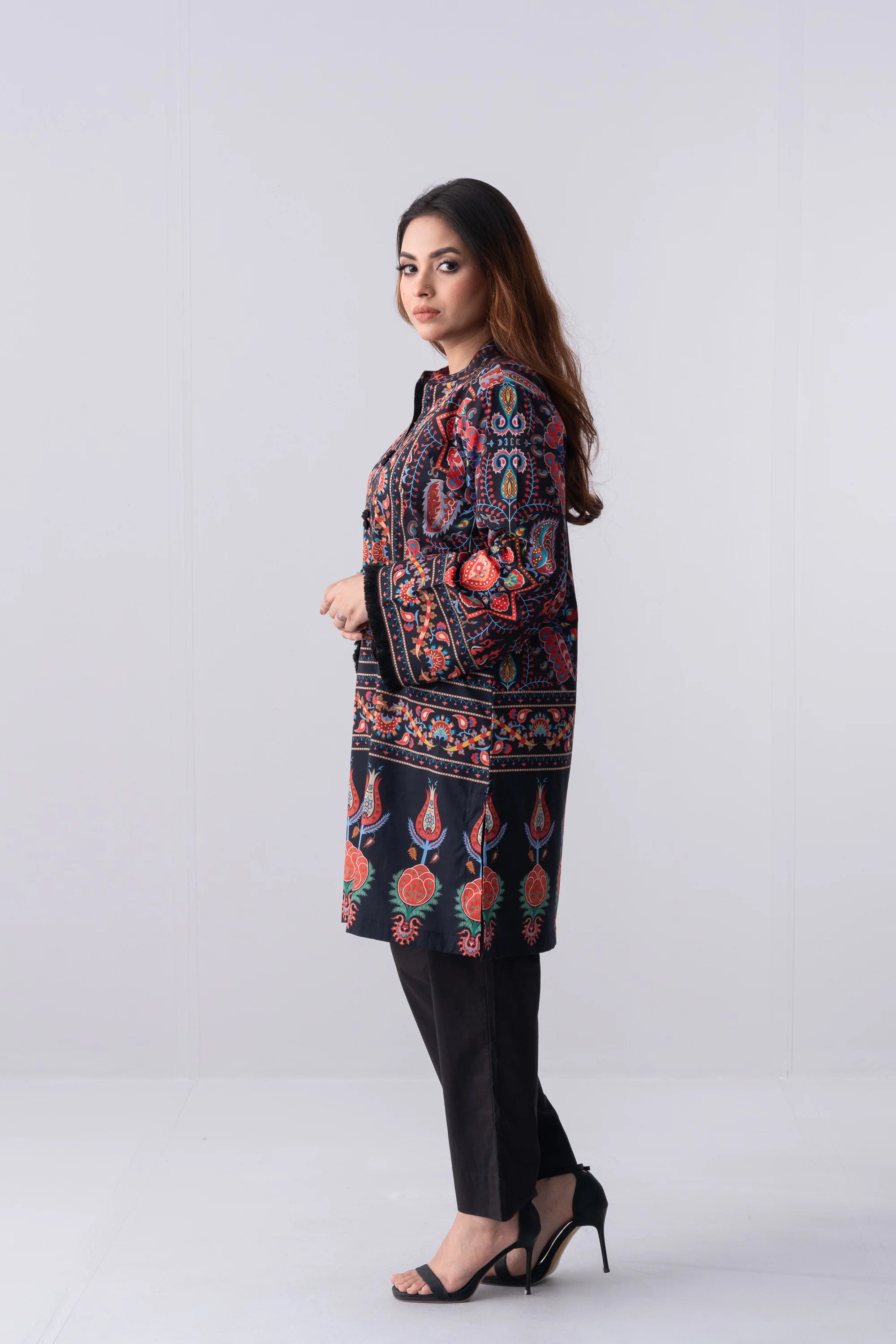Relaxed Fit Digital Printed Lawn Kurta