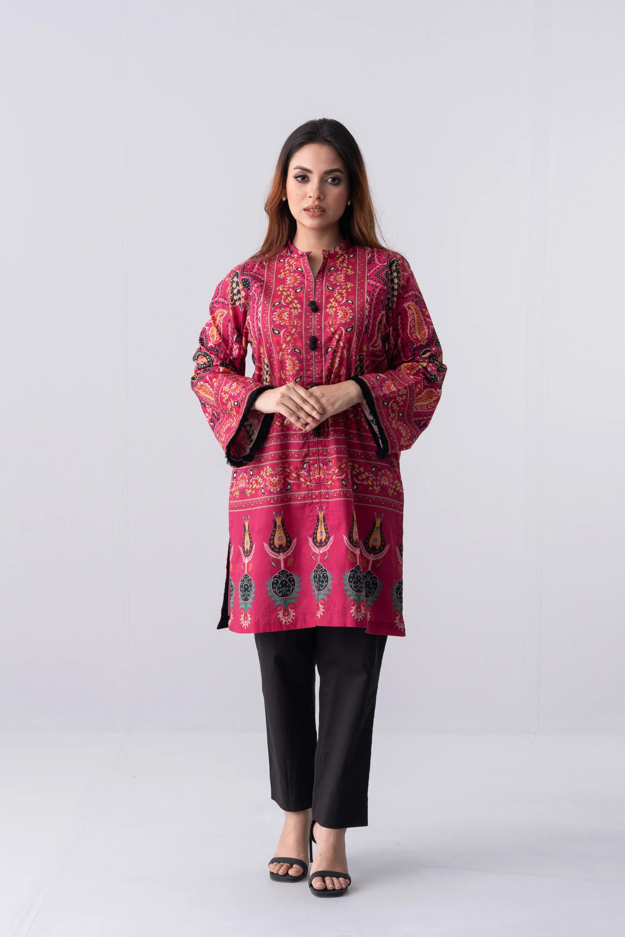 Relaxed Fit Digital Printed Lawn Kurta