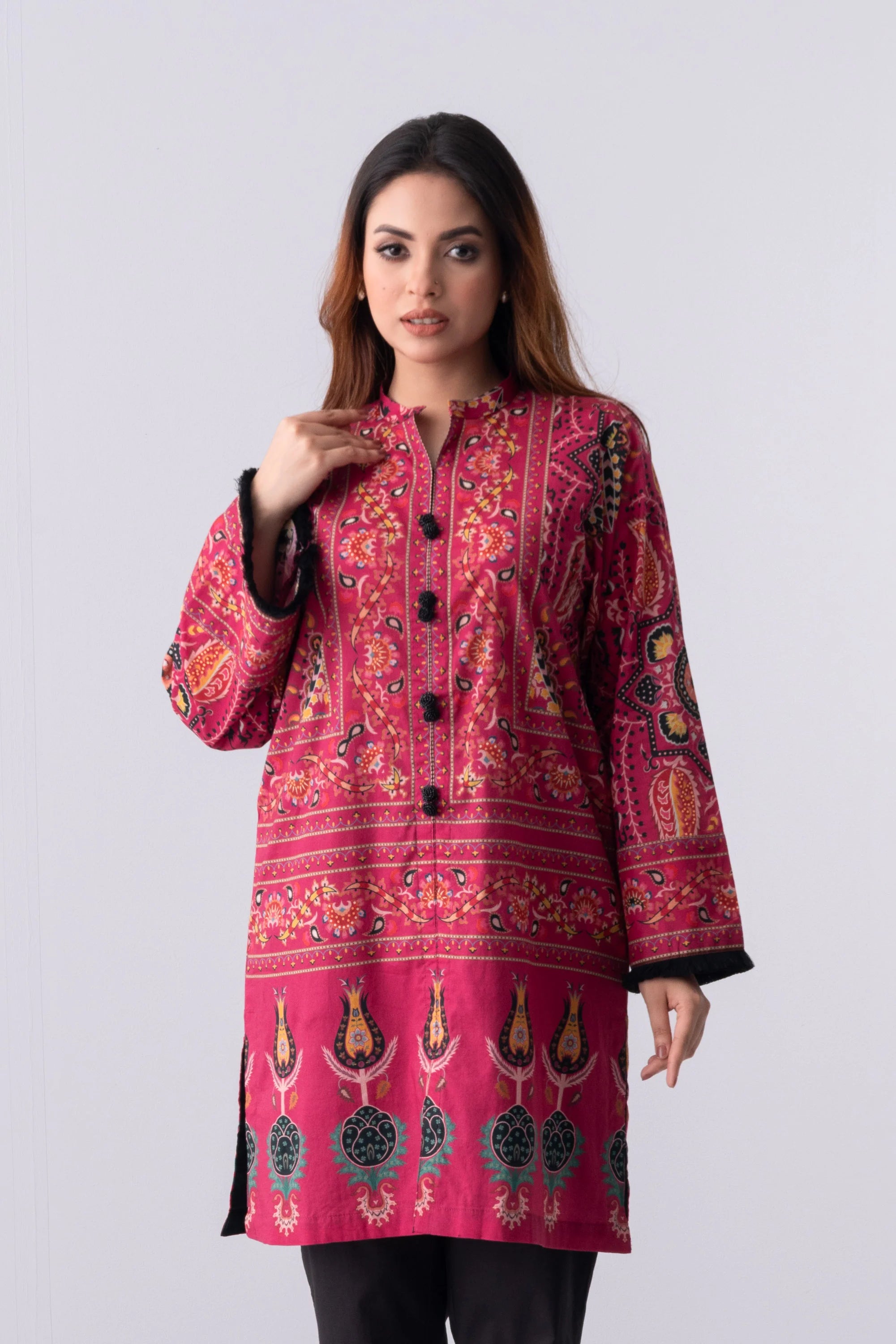 Relaxed Fit Digital Printed Lawn Kurta
