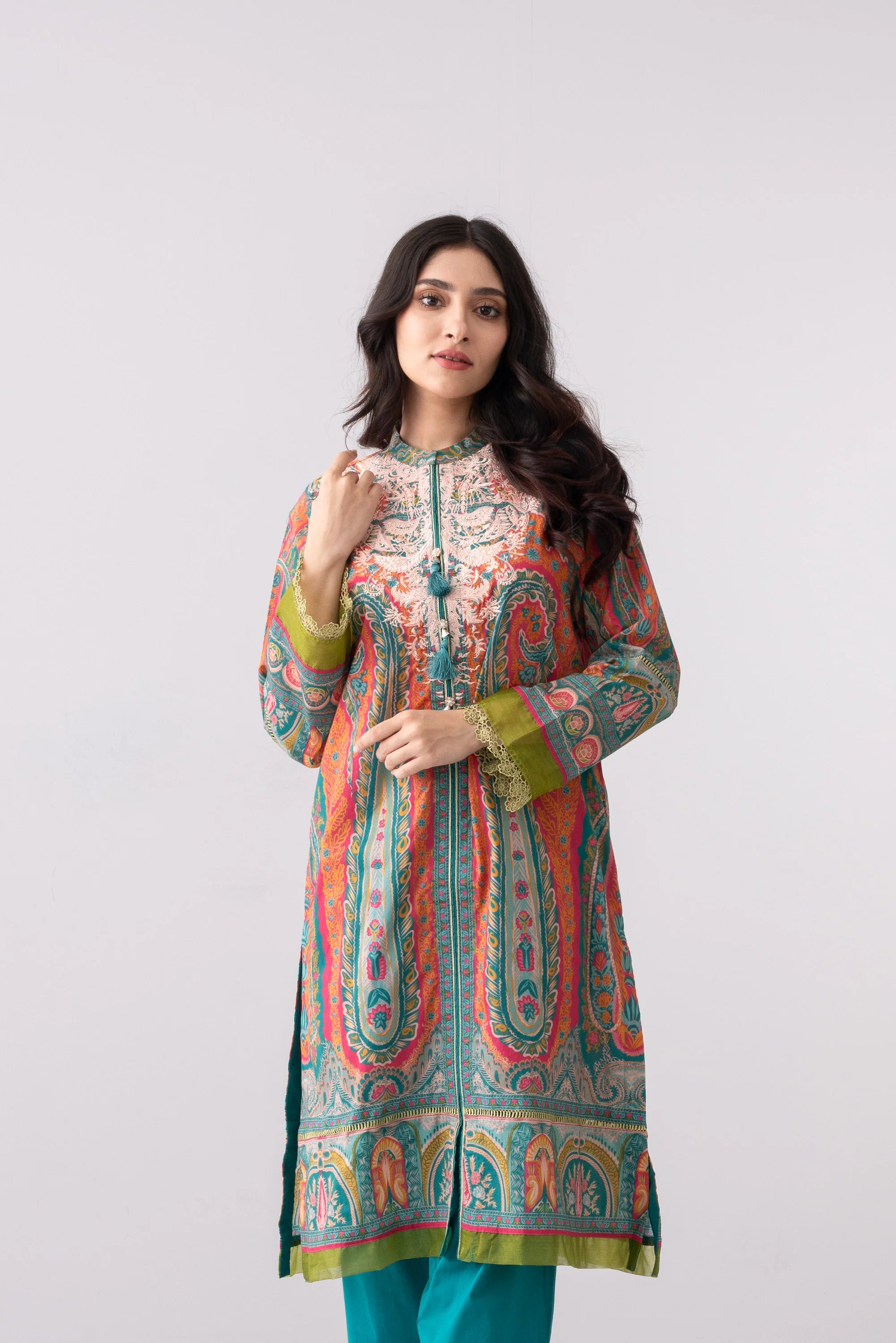 Digital Printed Three Piece Lawn Salwar Kameez Suit