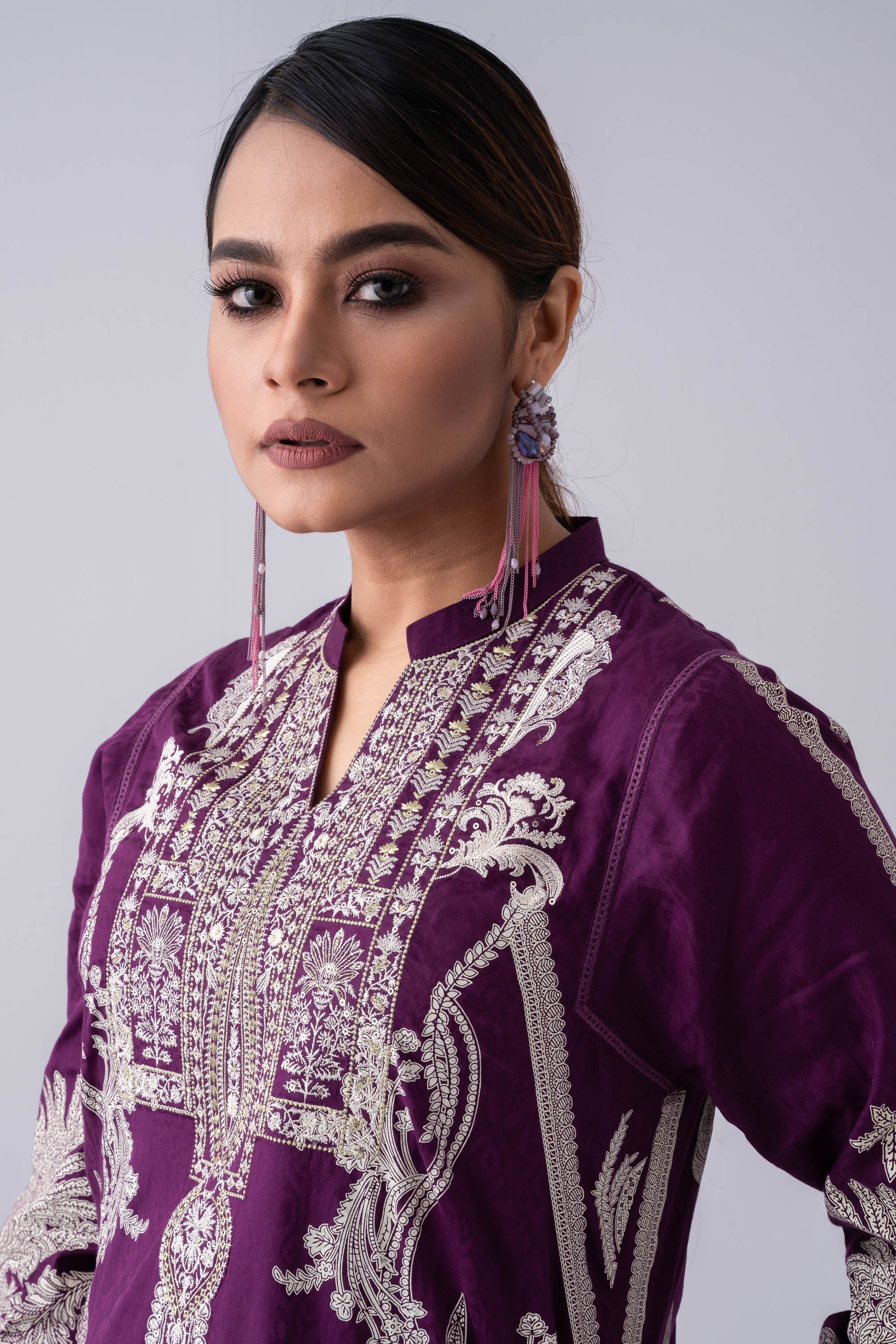 Ready-to-Wear Three Piece Lawn with Chiffon Dupatta