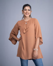 WOMENS WOVEN SHORT TOPS