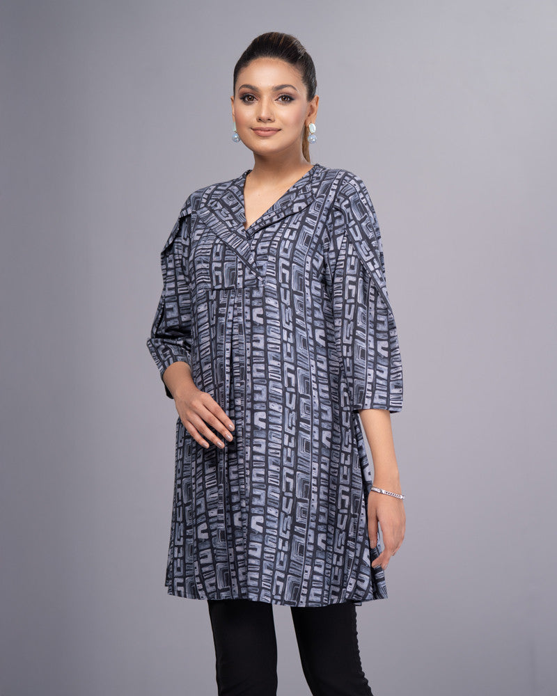 WOMENS WOVEN LONG TOPS