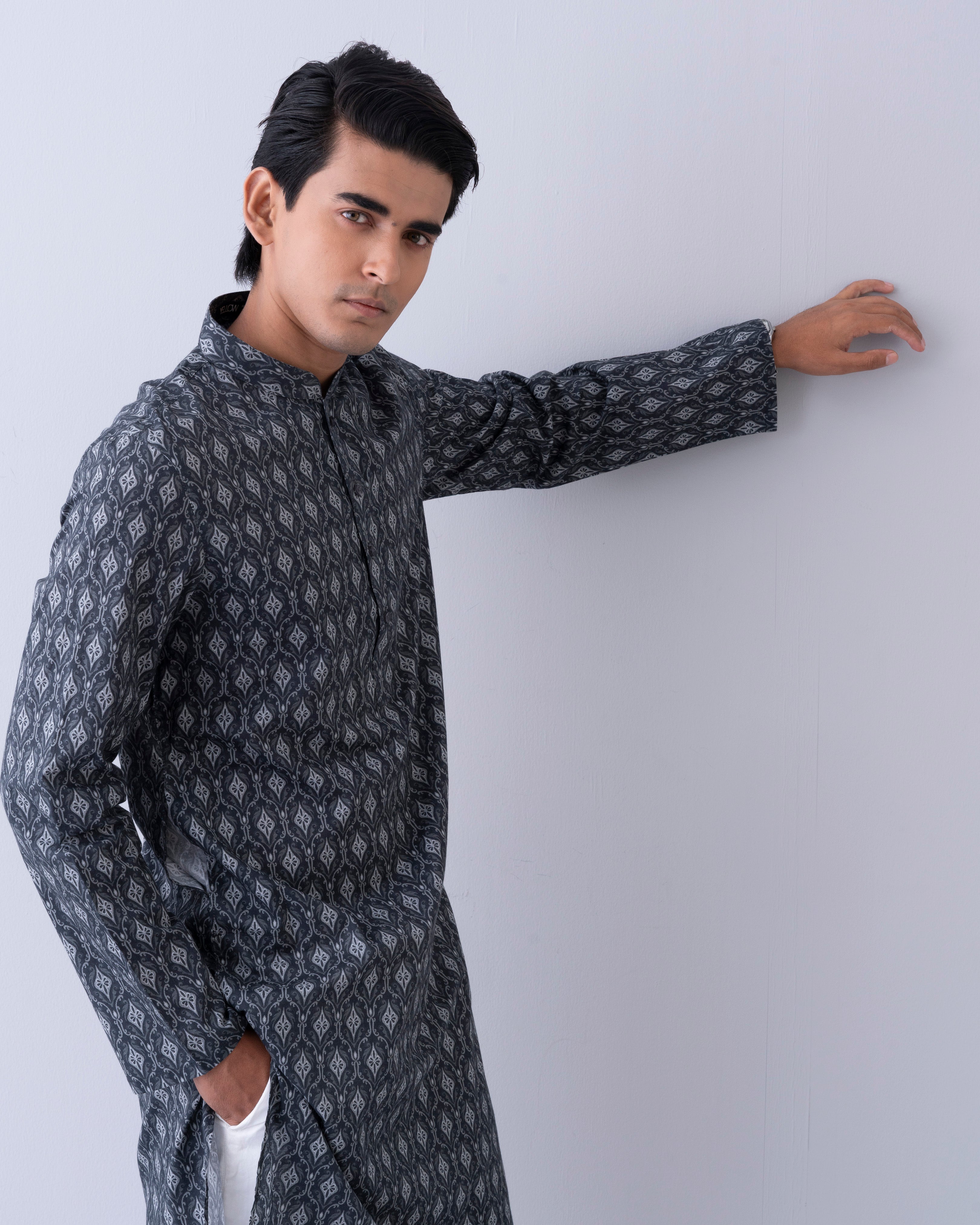 Regular Fit Printed Panjabi