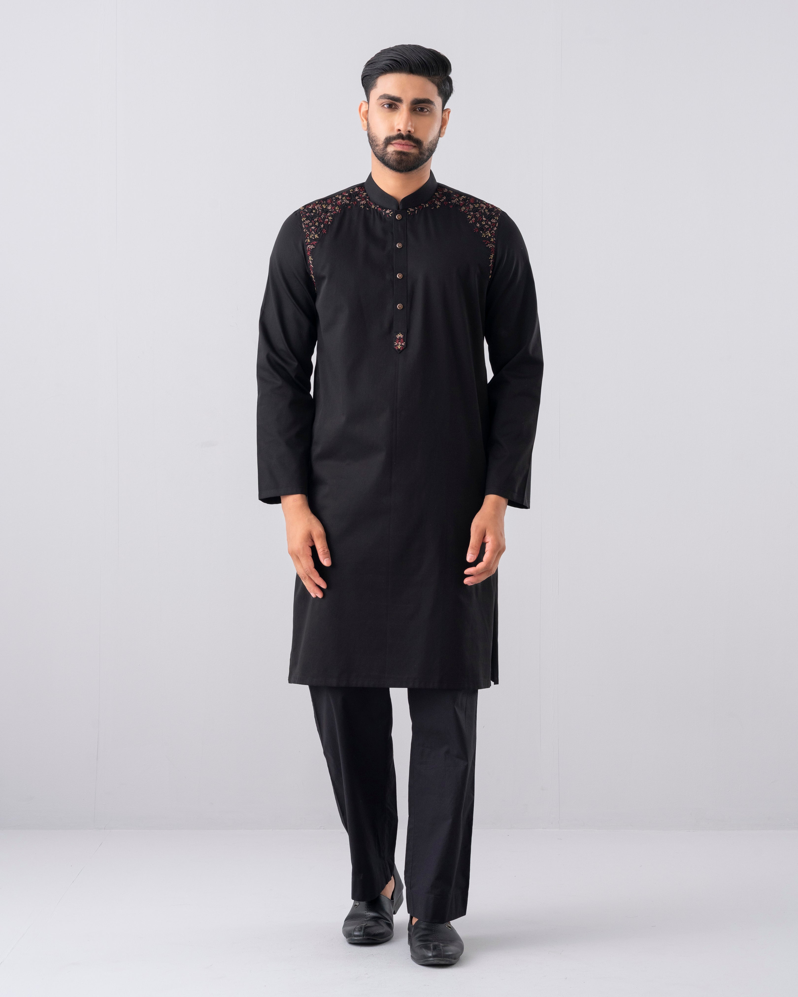 Regular Fit Embroidered Formal Panjabi