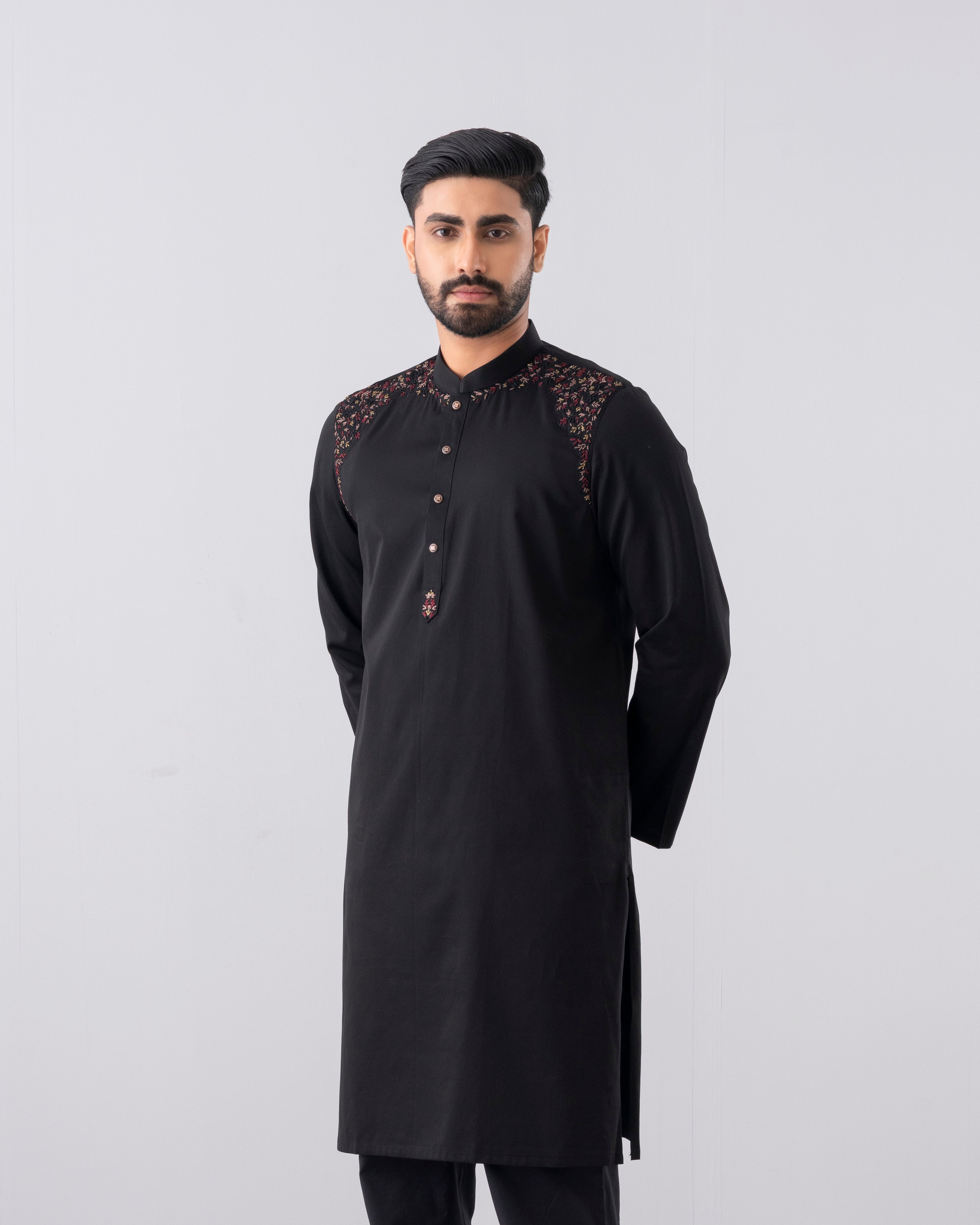 Regular Fit Embroidered Formal Panjabi