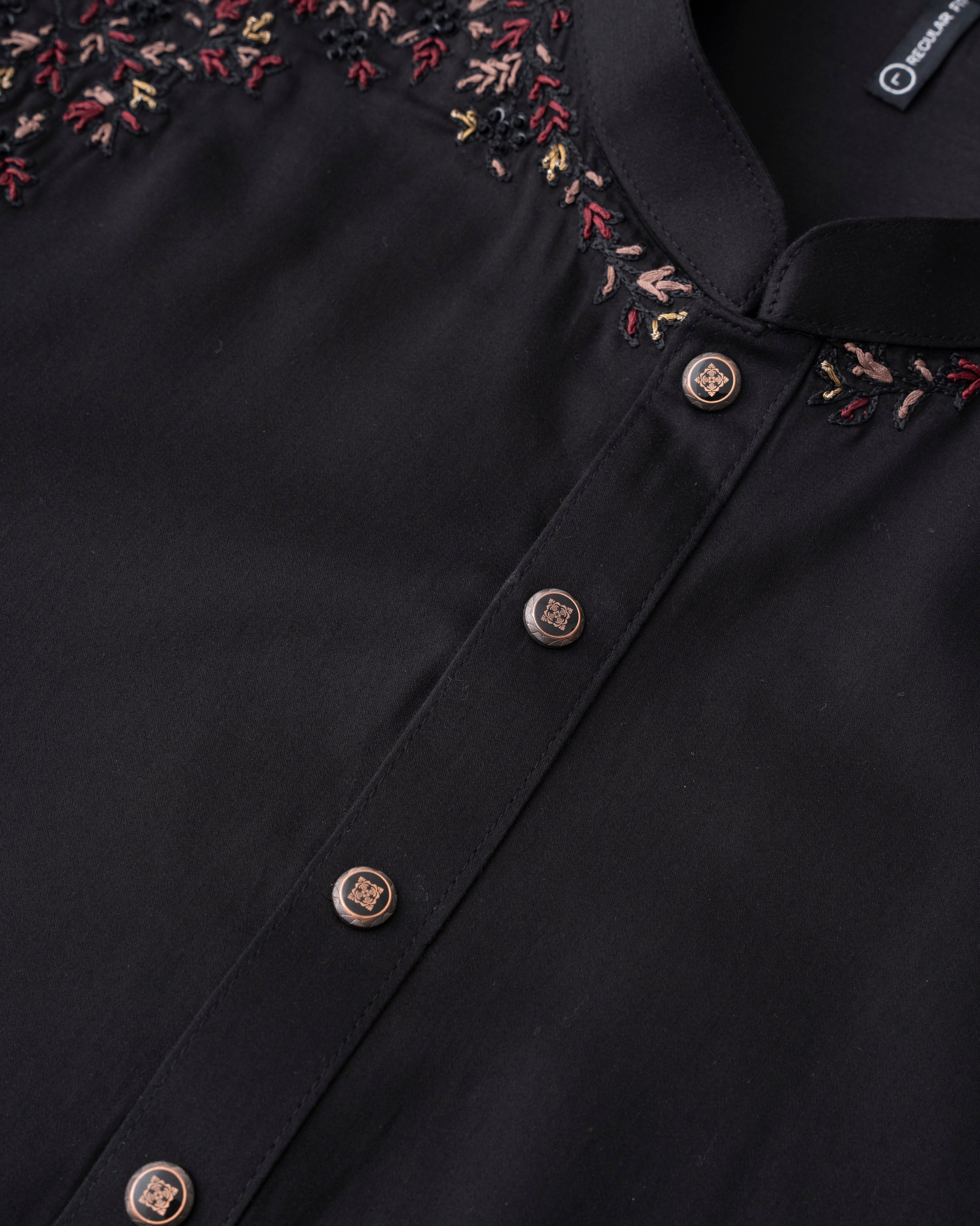 Regular Fit Embroidered Formal Panjabi
