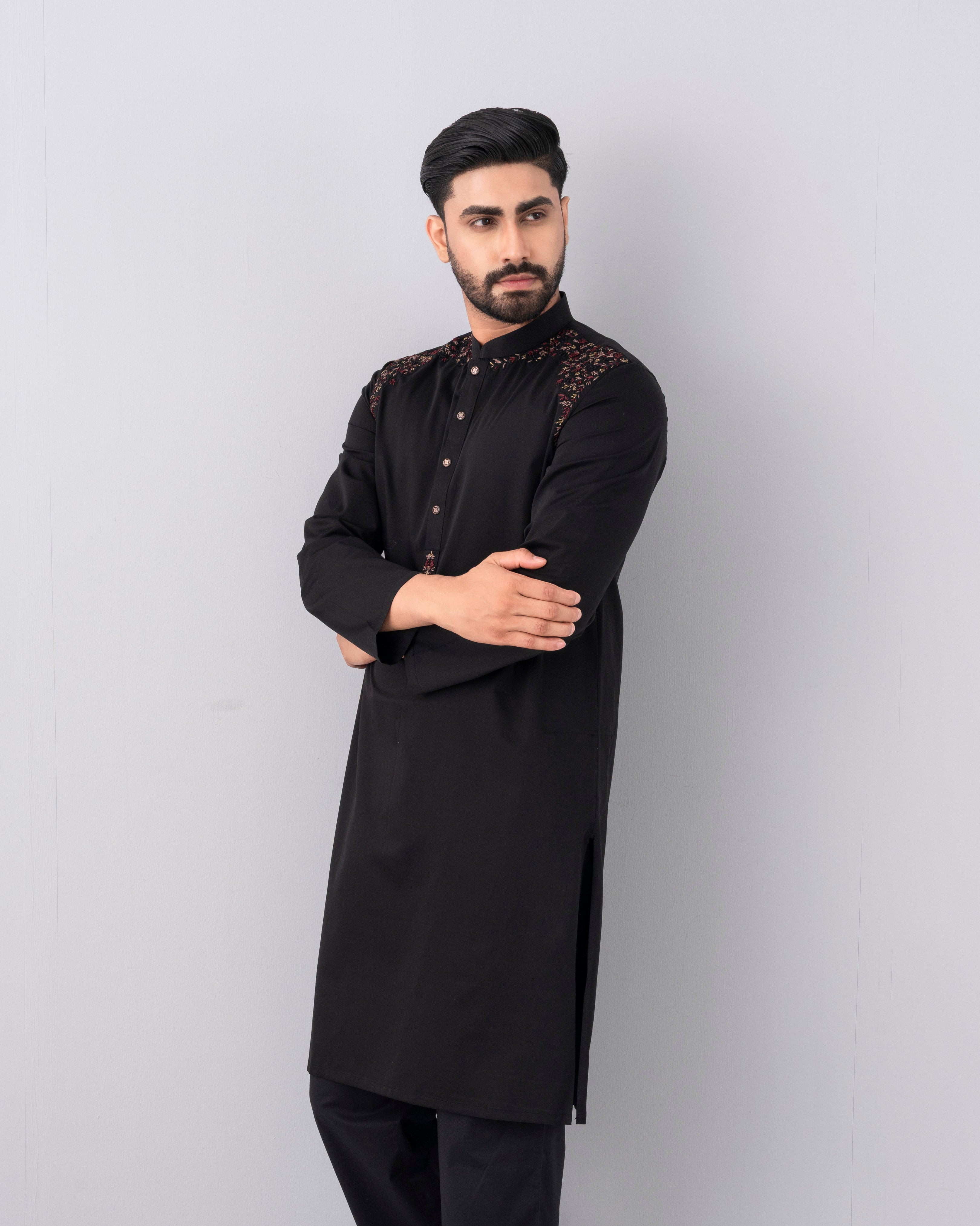 Regular Fit Embroidered Formal Panjabi