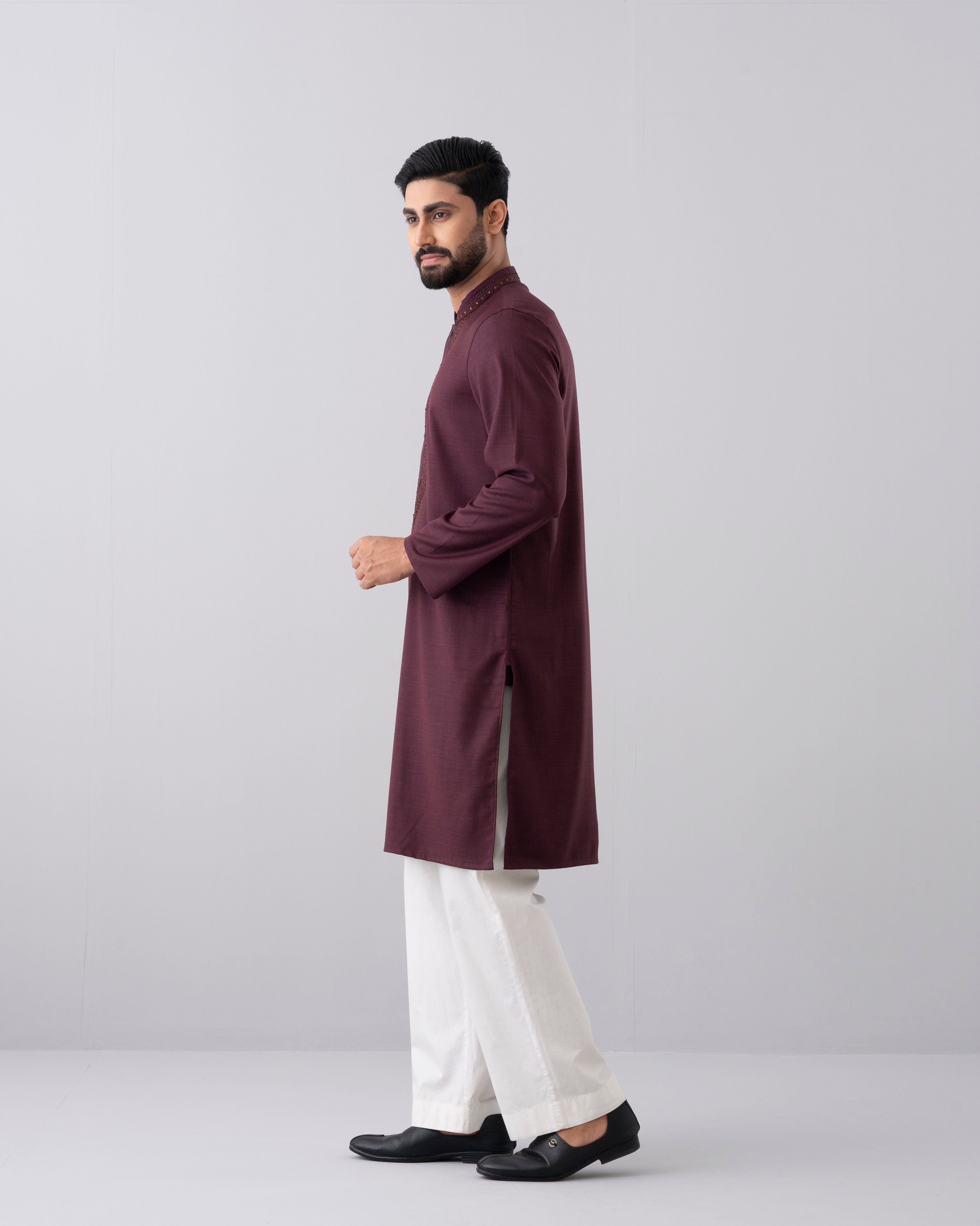 Regular Fit Embroidered Formal Panjabi