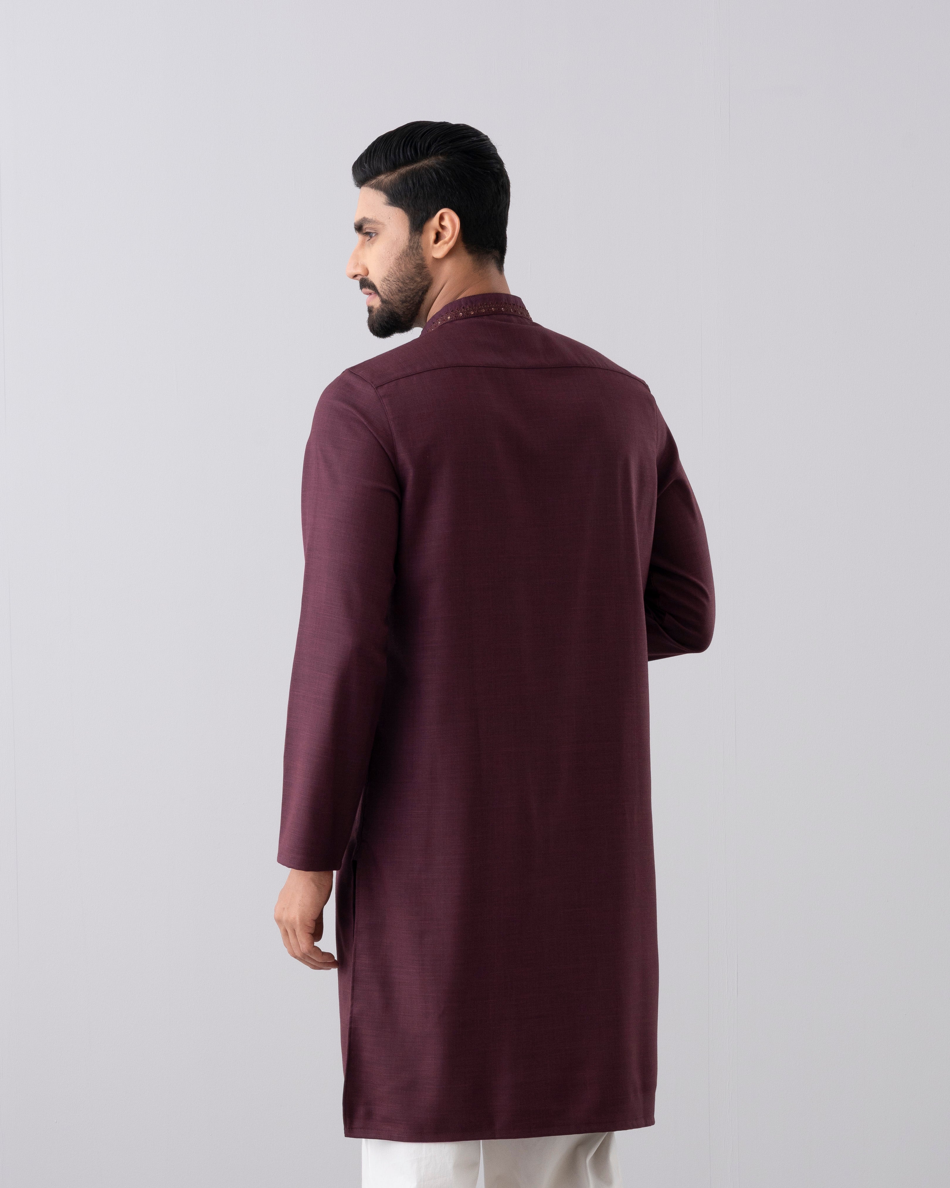 Regular Fit Embroidered Formal Panjabi