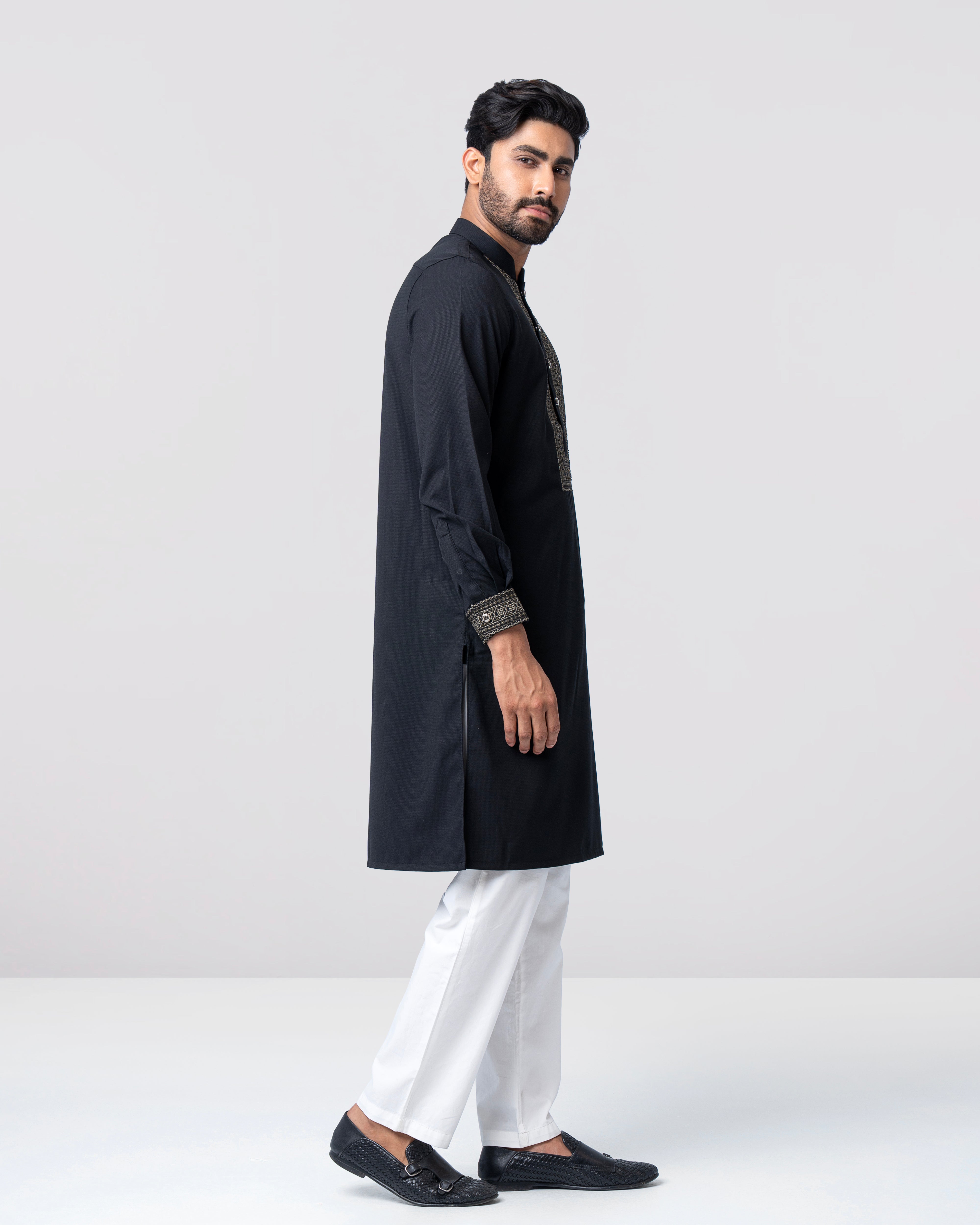 Regular Fit Embroidered Formal Panjabi