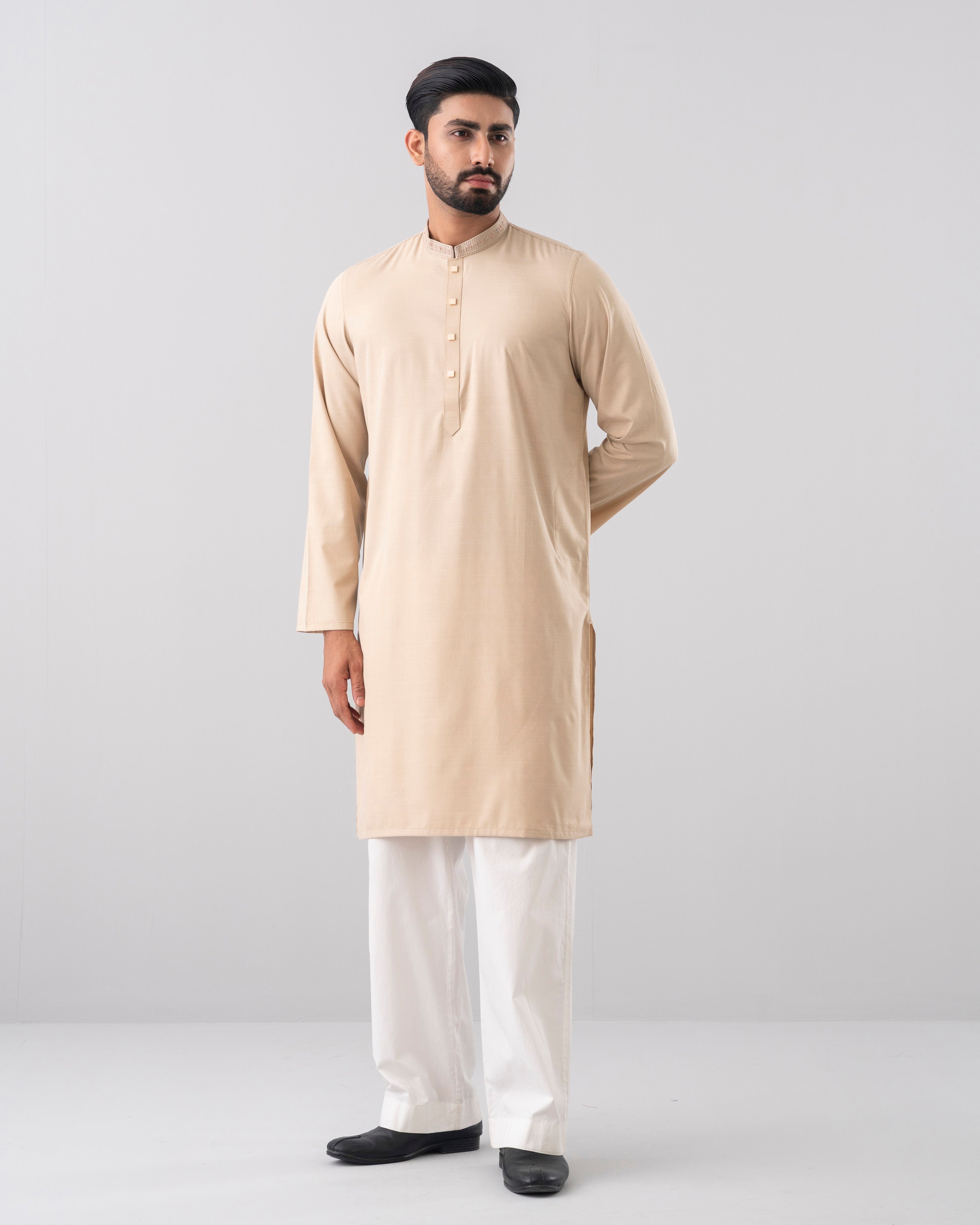 Regular Fit Embroidered Formal Panjabi