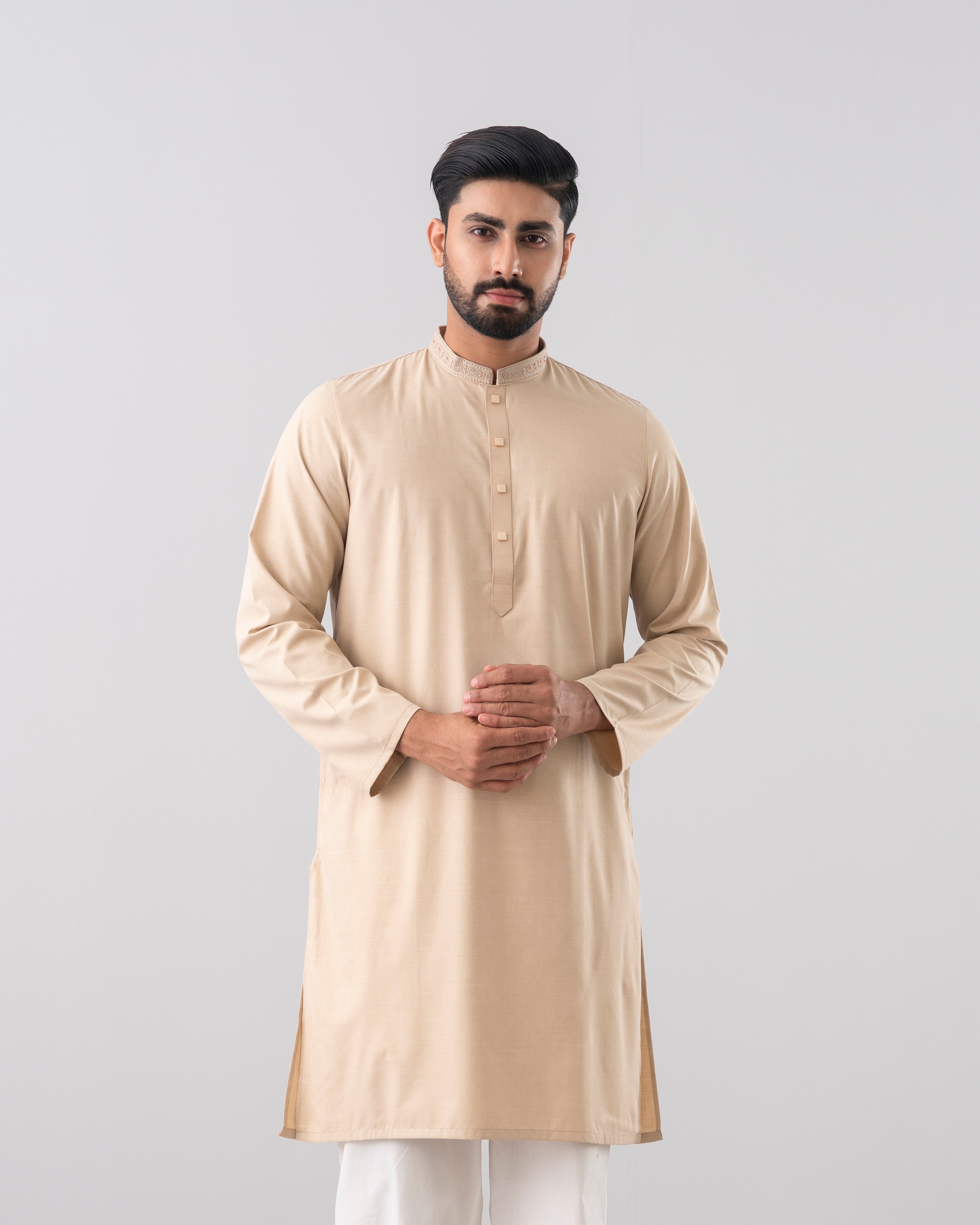 Regular Fit Embroidered Formal Panjabi