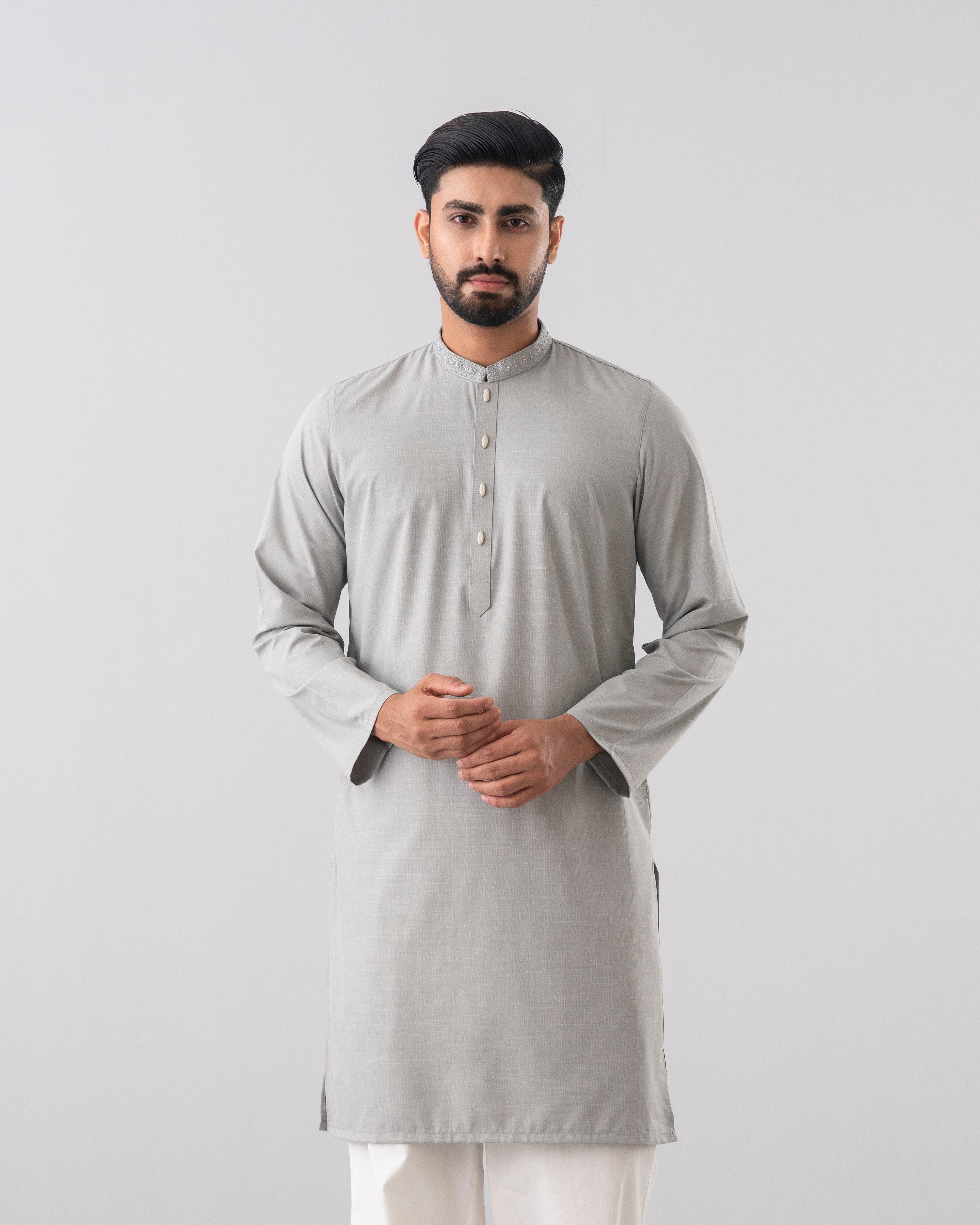 Regular Fit Embroidered Formal Panjabi