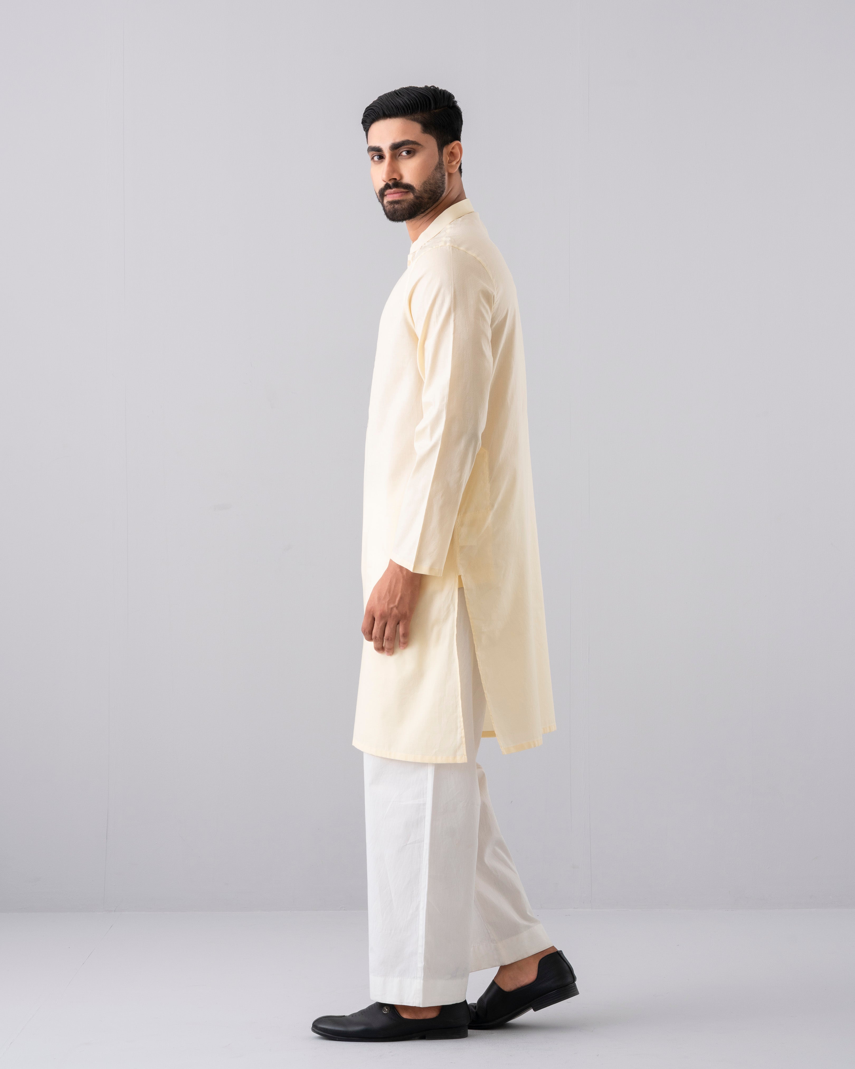 Regular Fit Embroidered Semi-Formal Panjabi