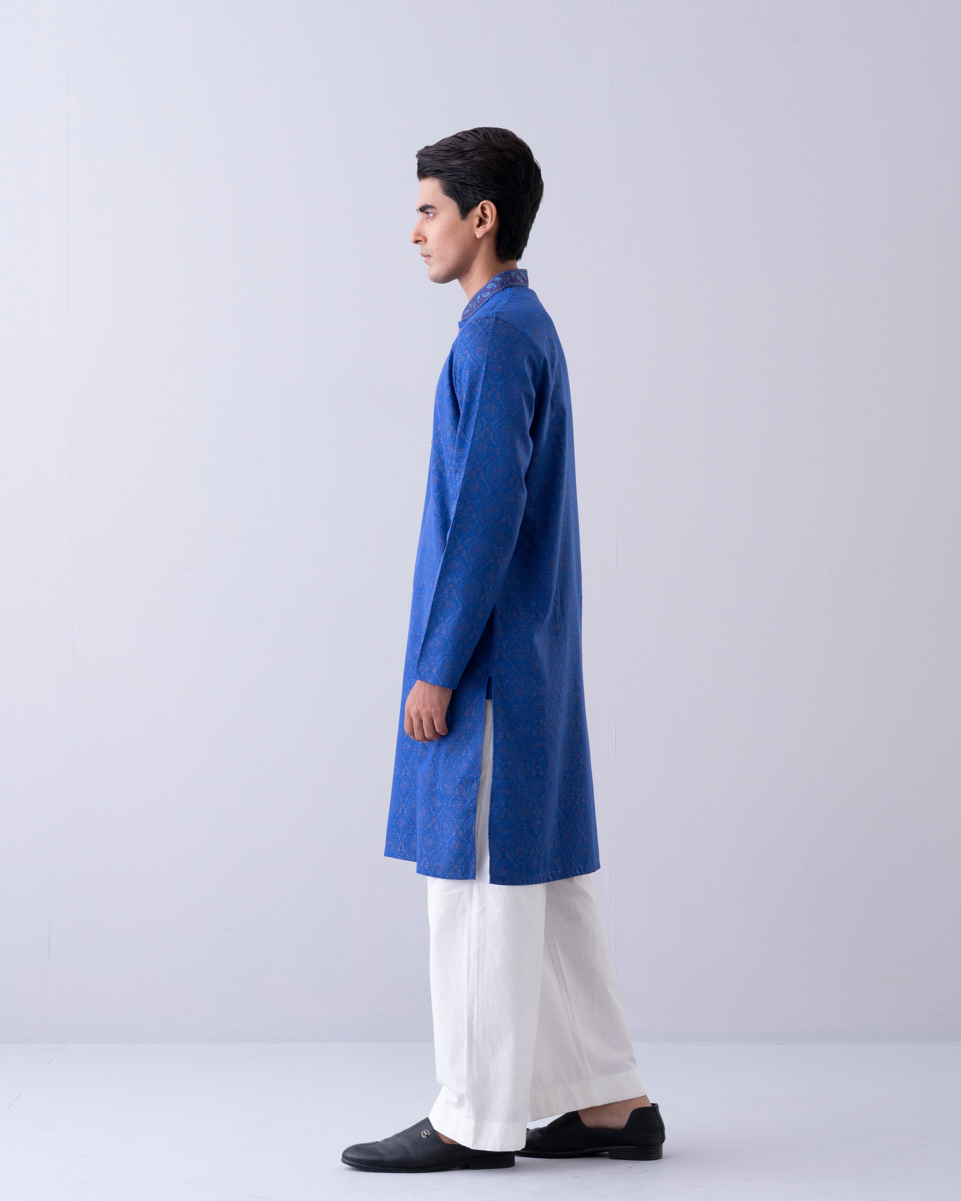 Regular Fit Embroidered Semi-Formal Panjabi