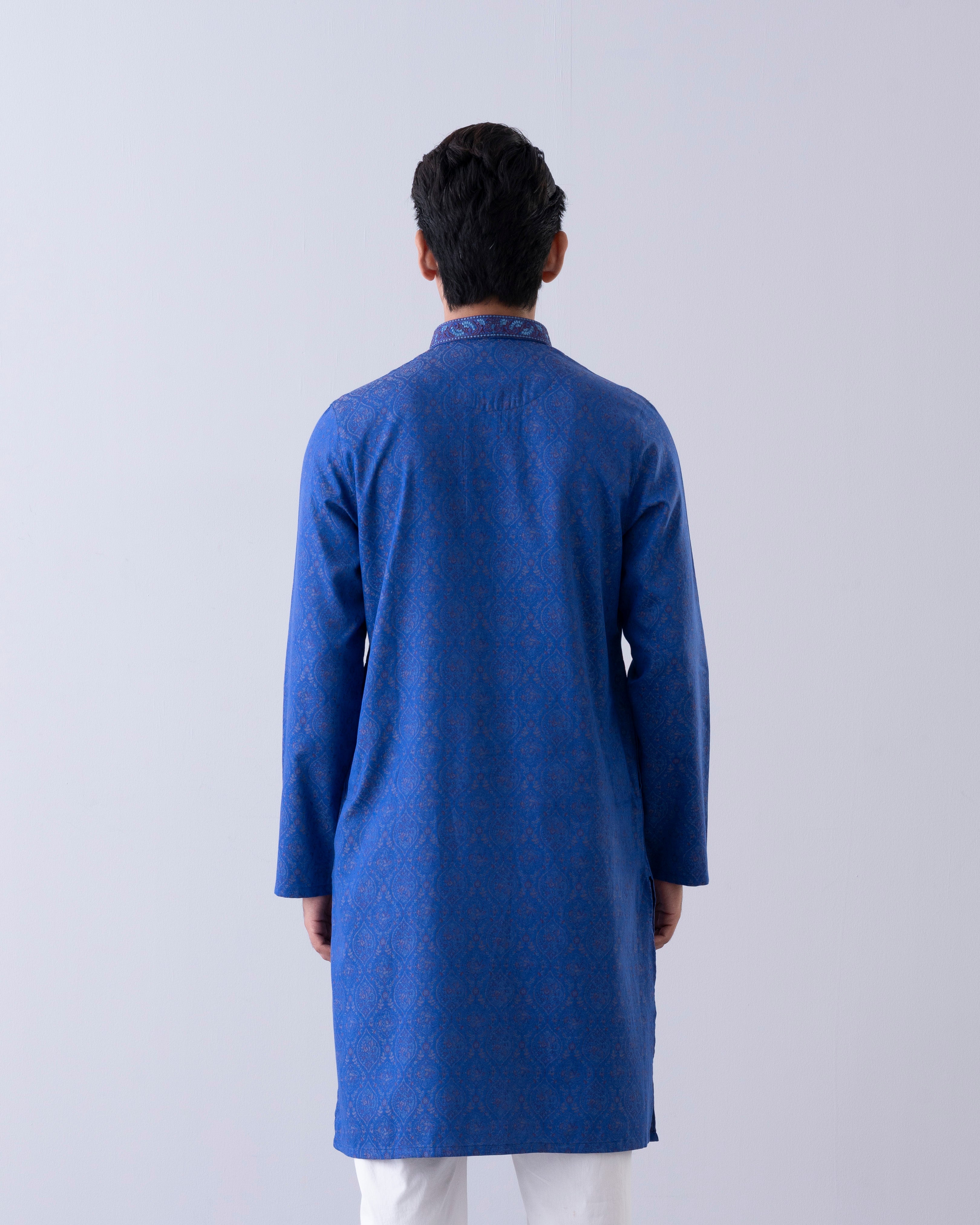 Regular Fit Embroidered Semi-Formal Panjabi