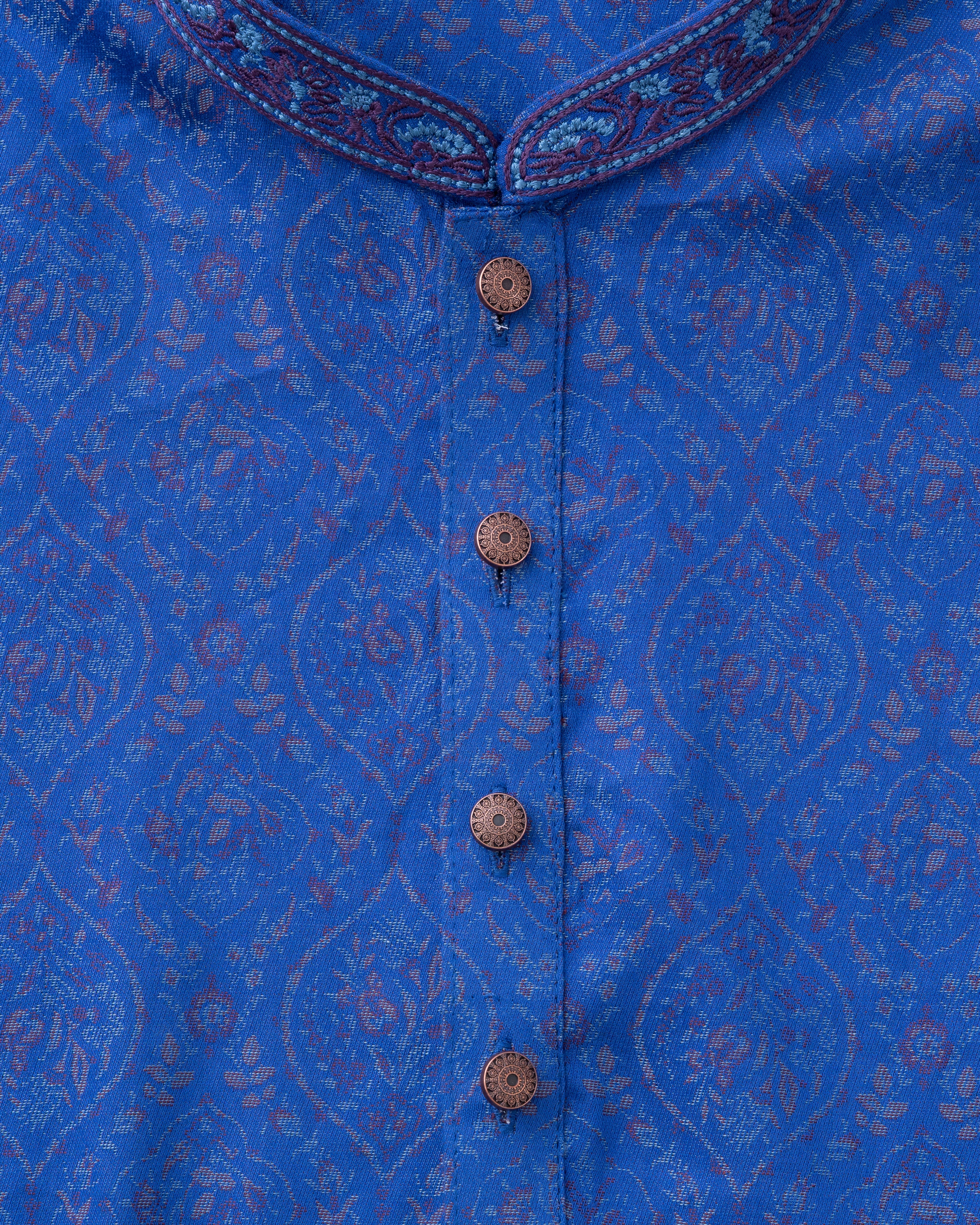 Regular Fit Embroidered Semi-Formal Panjabi
