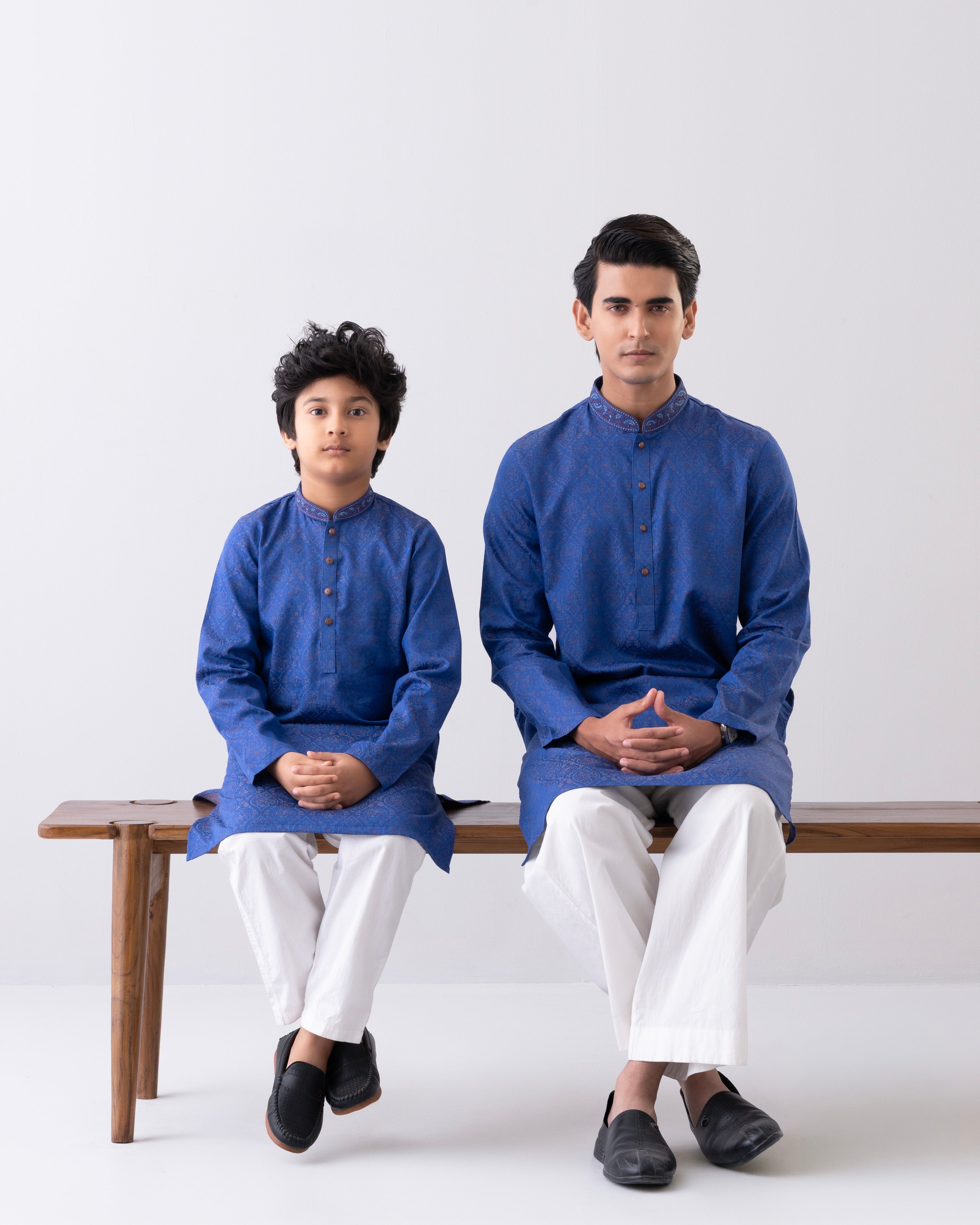 Regular Fit Embroidered Semi-Formal Panjabi