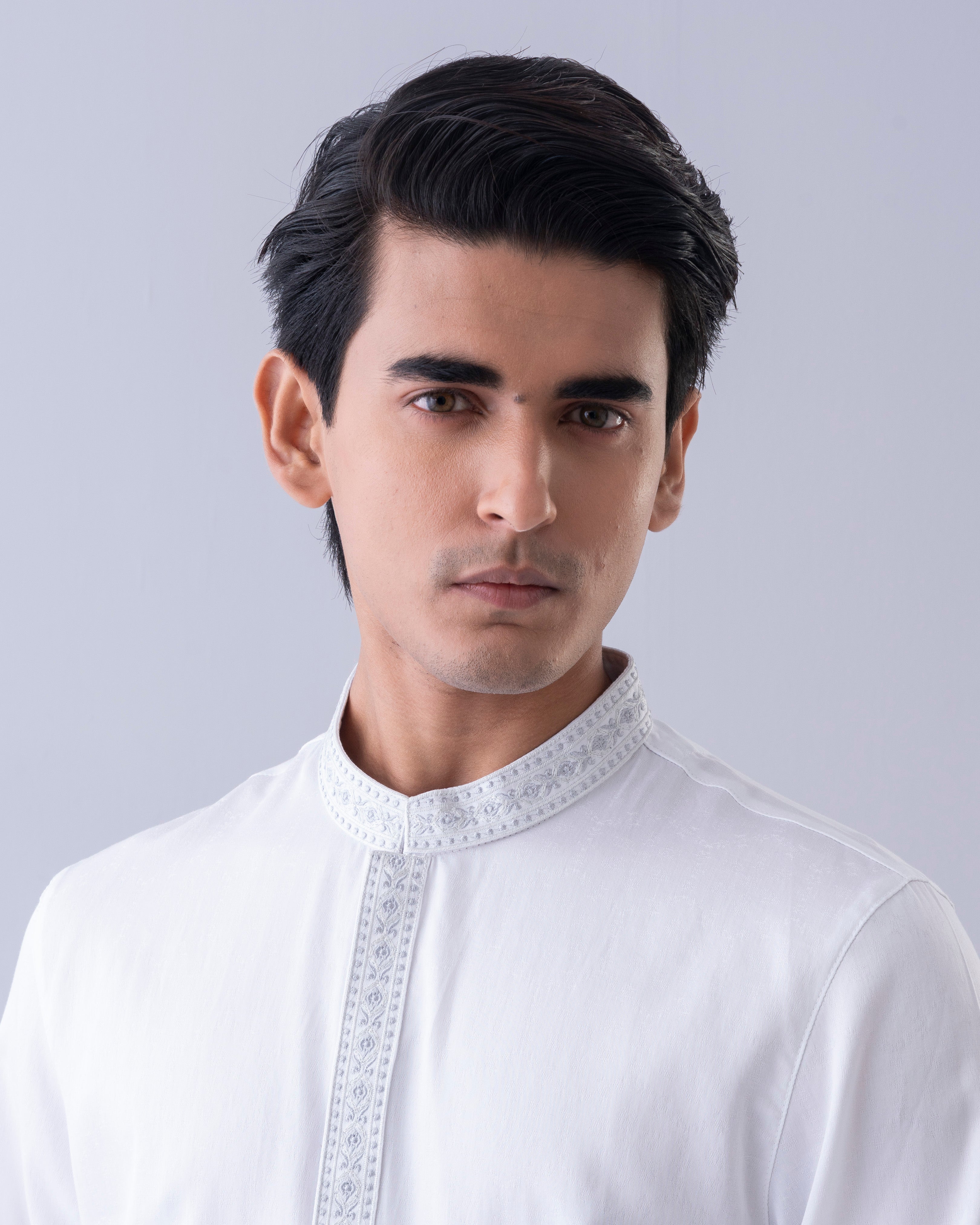 Regular Fit Embroidered Semi-Formal Panjabi