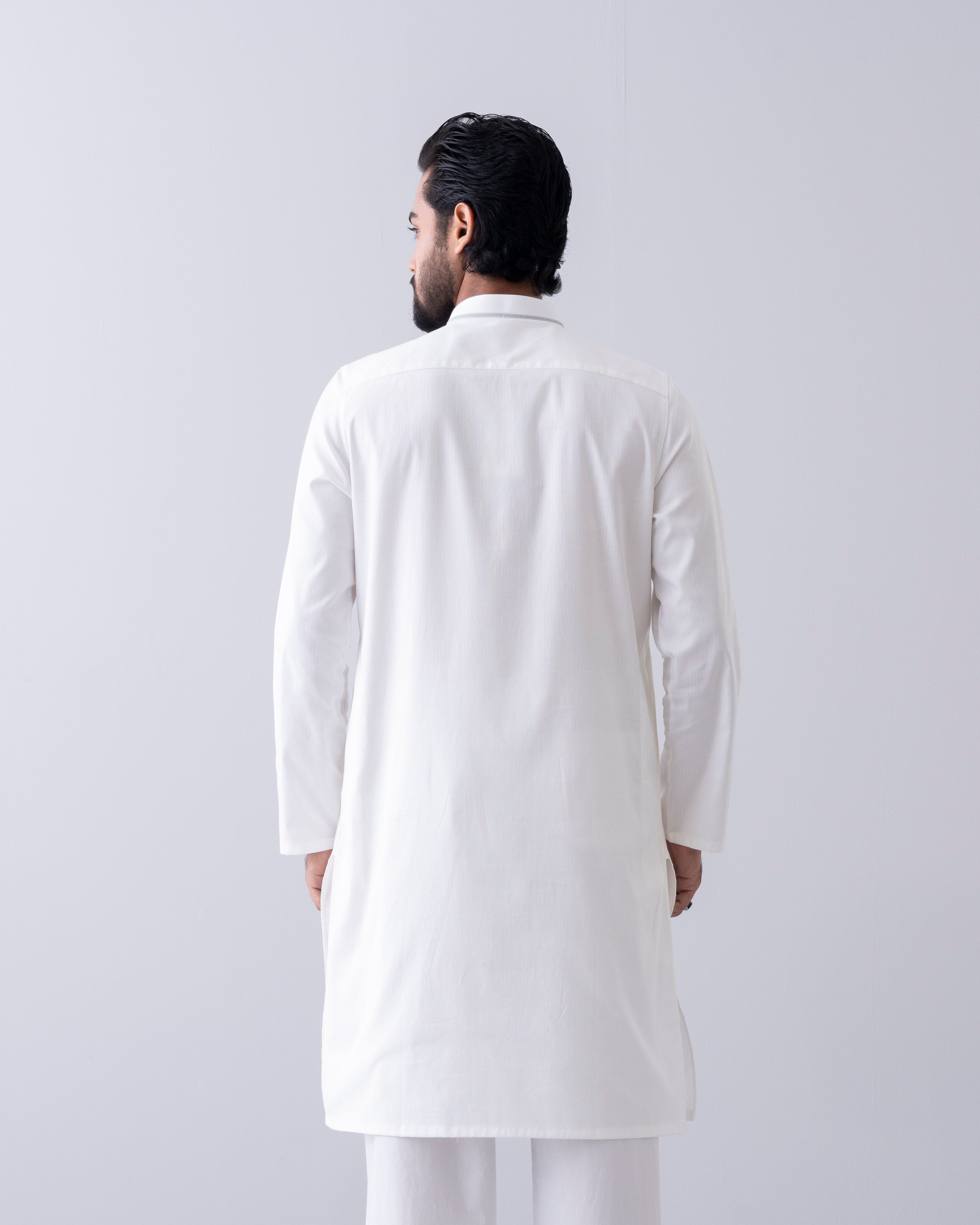 Regular Fit Embroidered Semi-Formal Panjabi