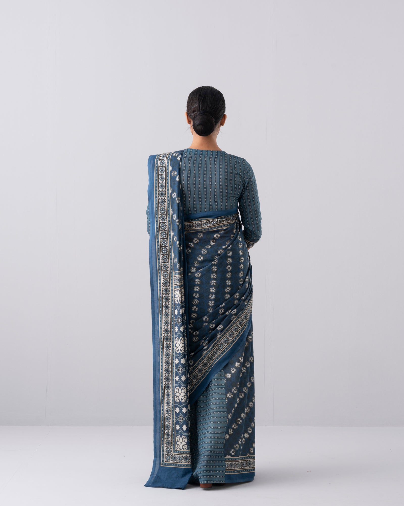 Digital Printed Cotton Saree