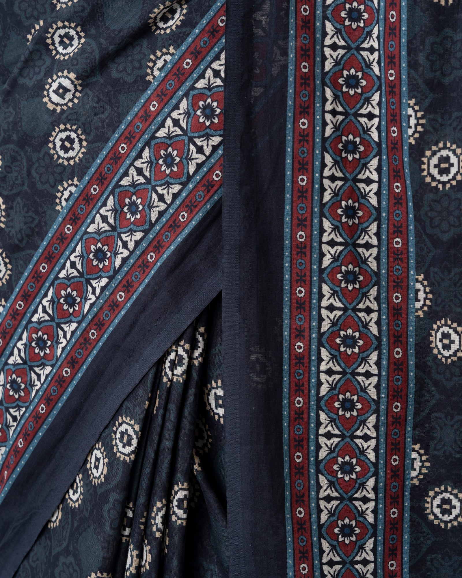 Digital Printed Cotton Saree