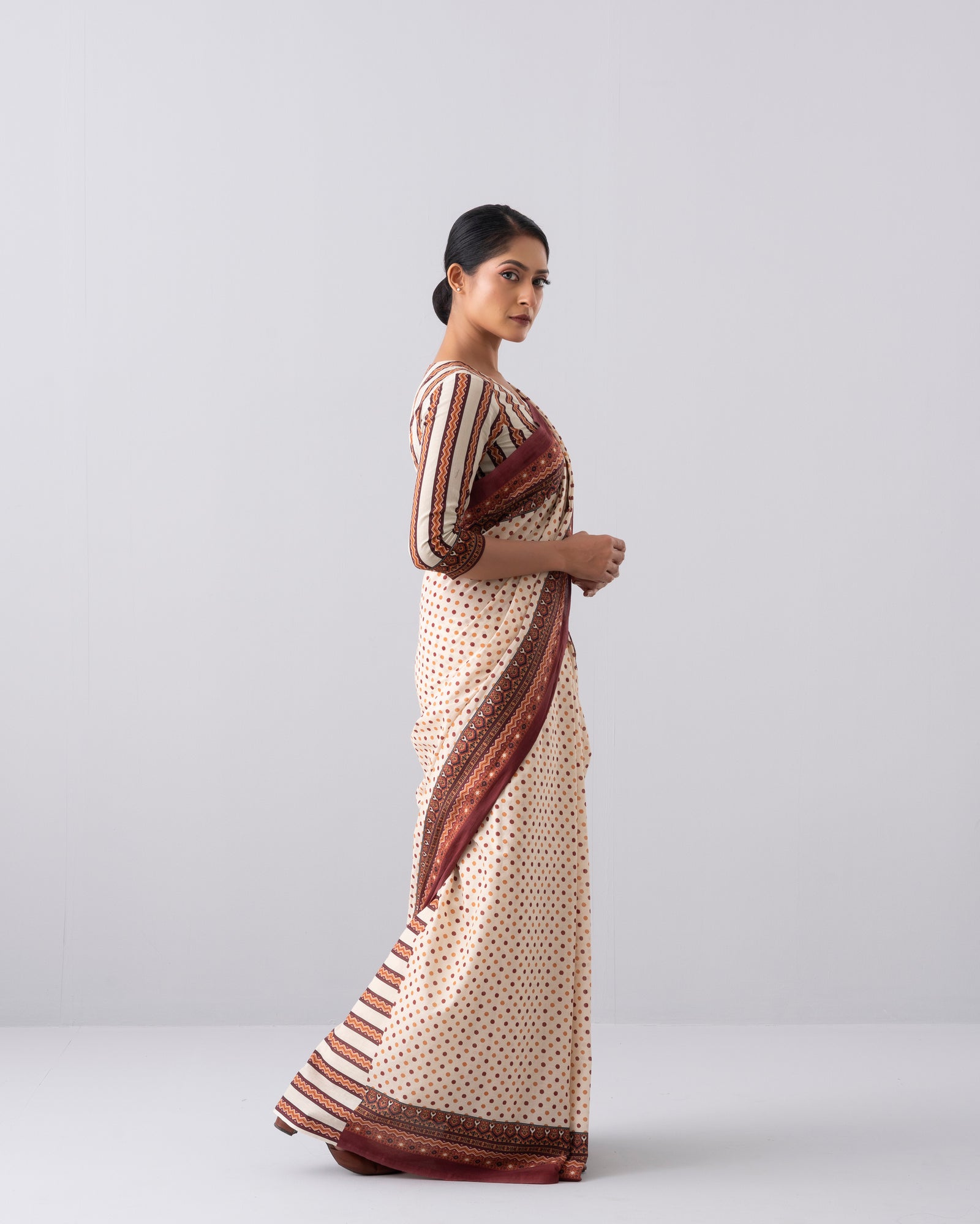 Digital Printed Cotton Saree