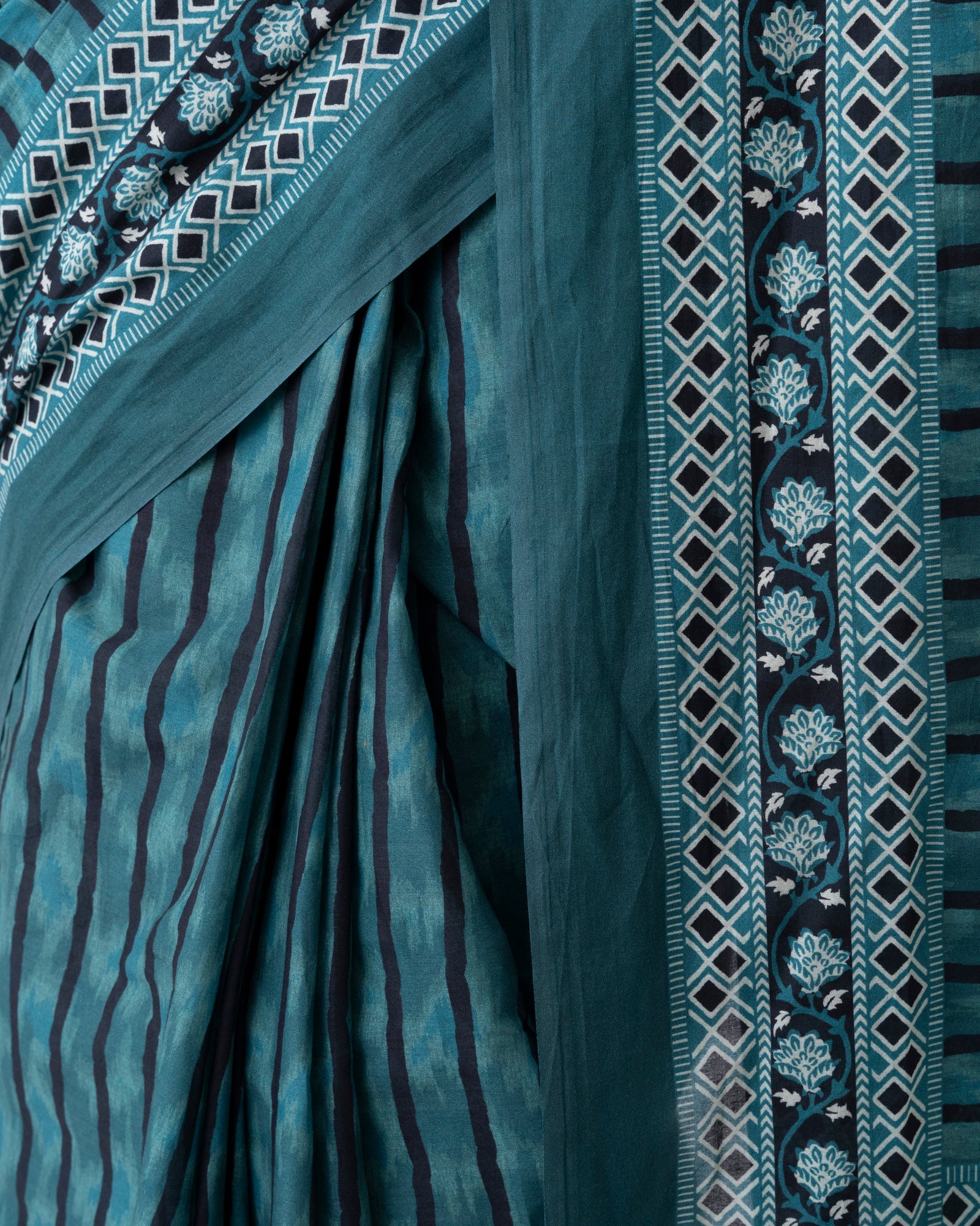 Digital Printed Cotton Saree