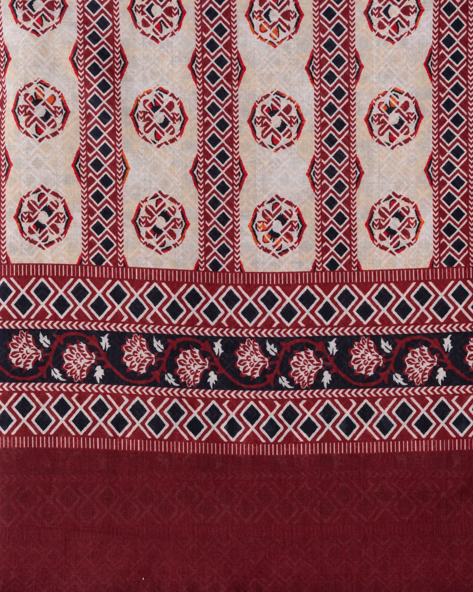Digital Printed Cotton Saree