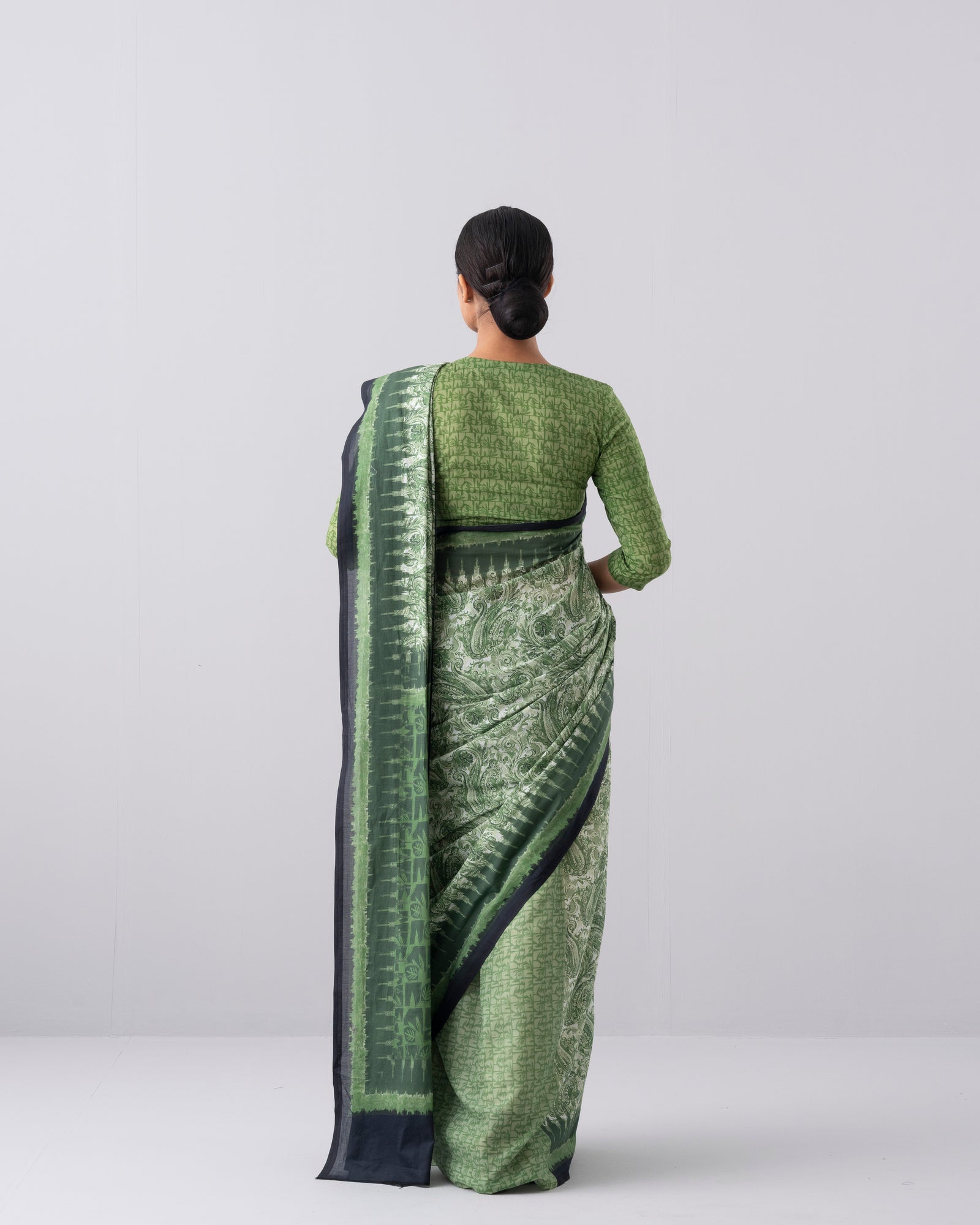 Digital Printed Cotton Saree
