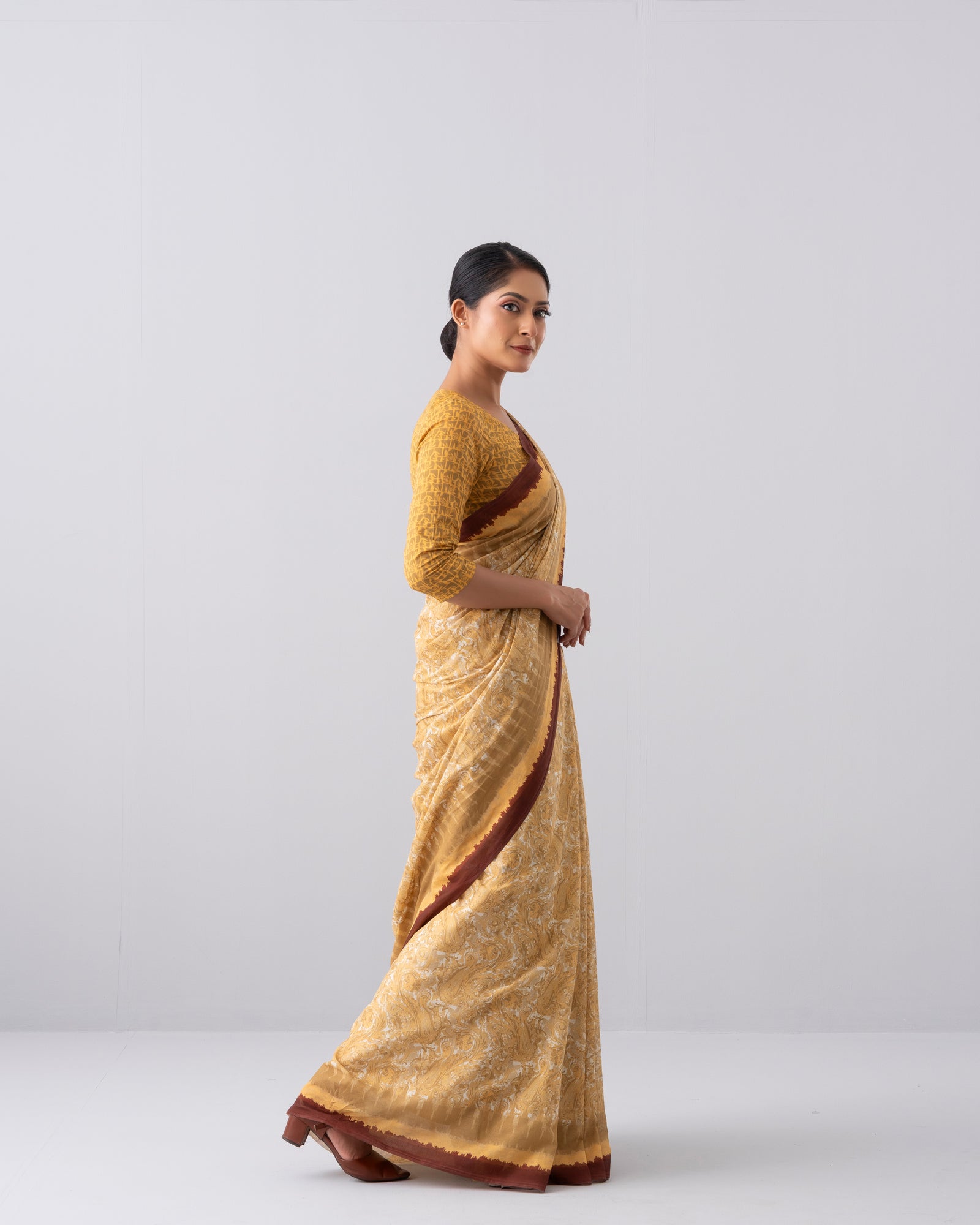 Digital Printed Cotton Saree