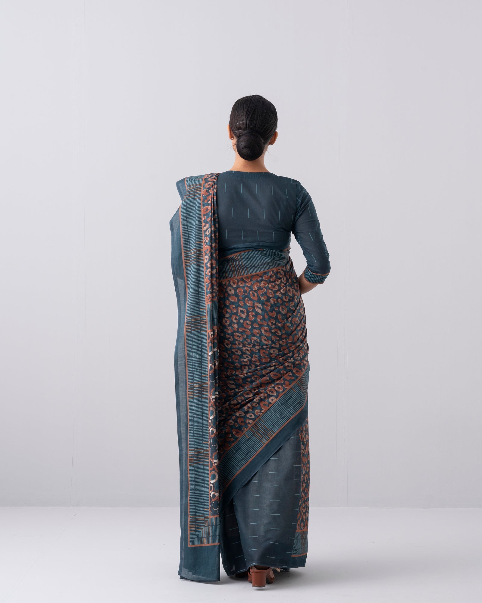 Digital Printed Cotton Saree