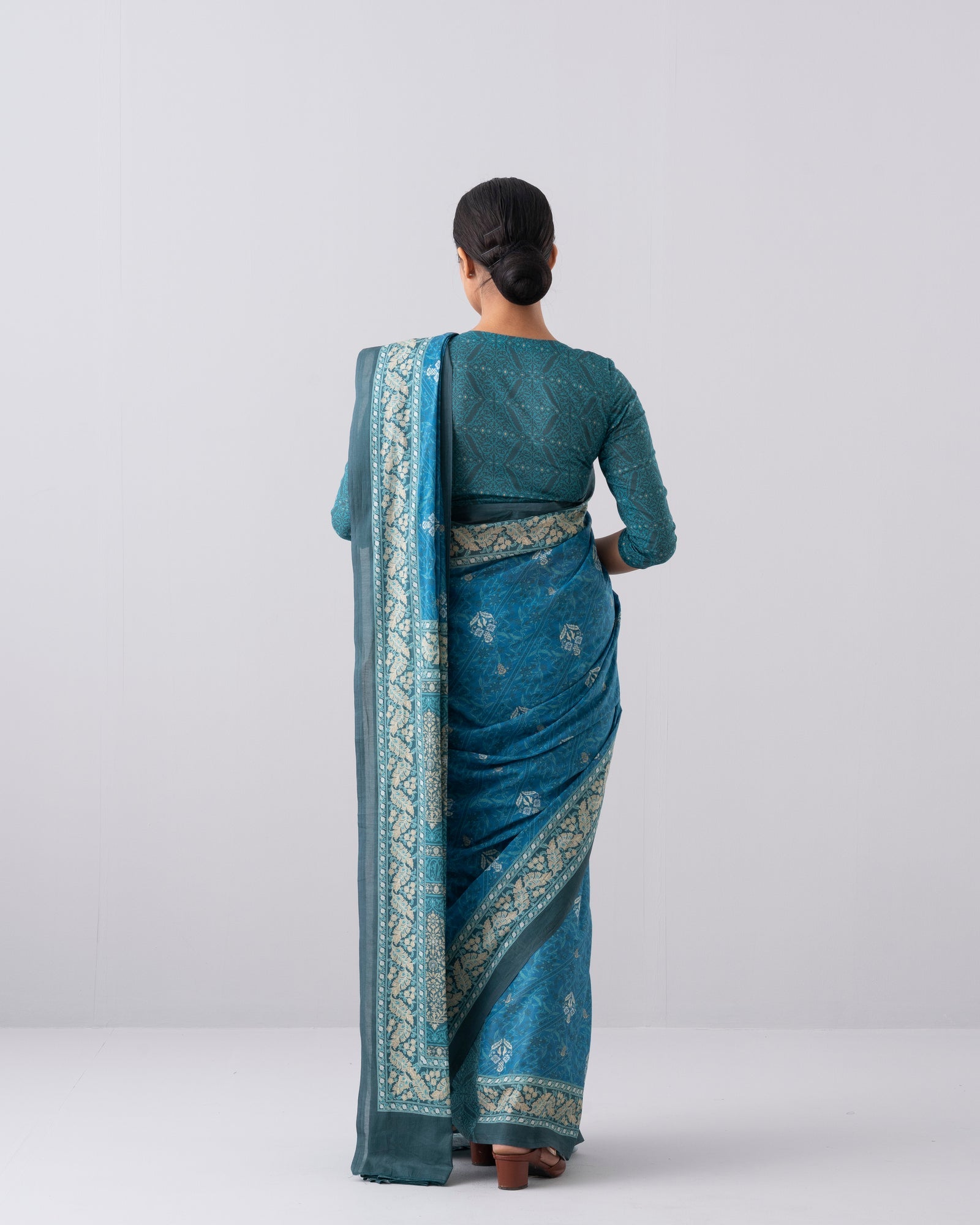 Digital Printed Cotton Saree