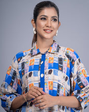 WOMENS WOVEN LONG TOPS