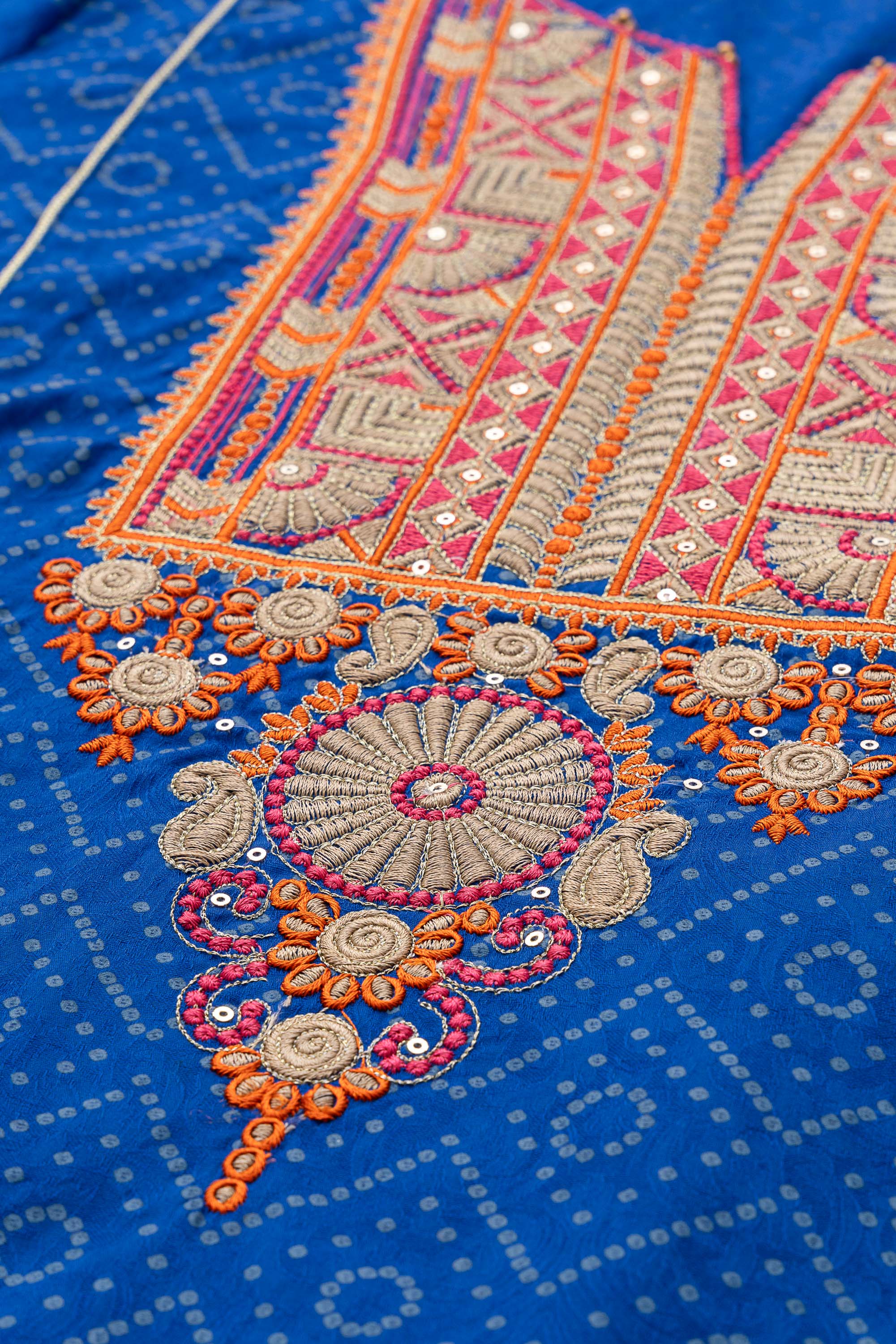Smart Fit Embroidered Two-Piece Ethnic Set