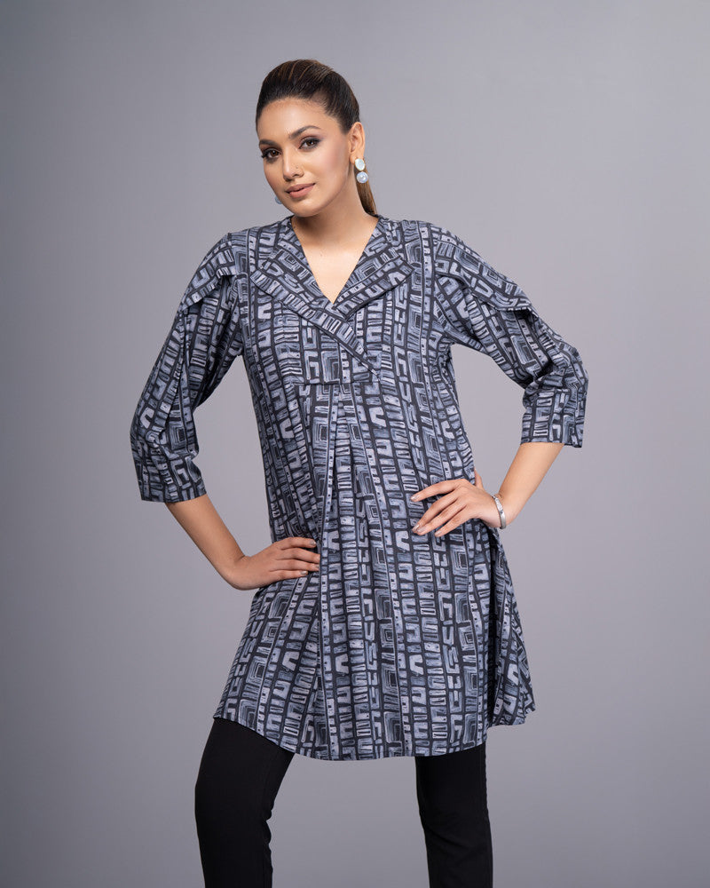 WOMENS WOVEN LONG TOPS